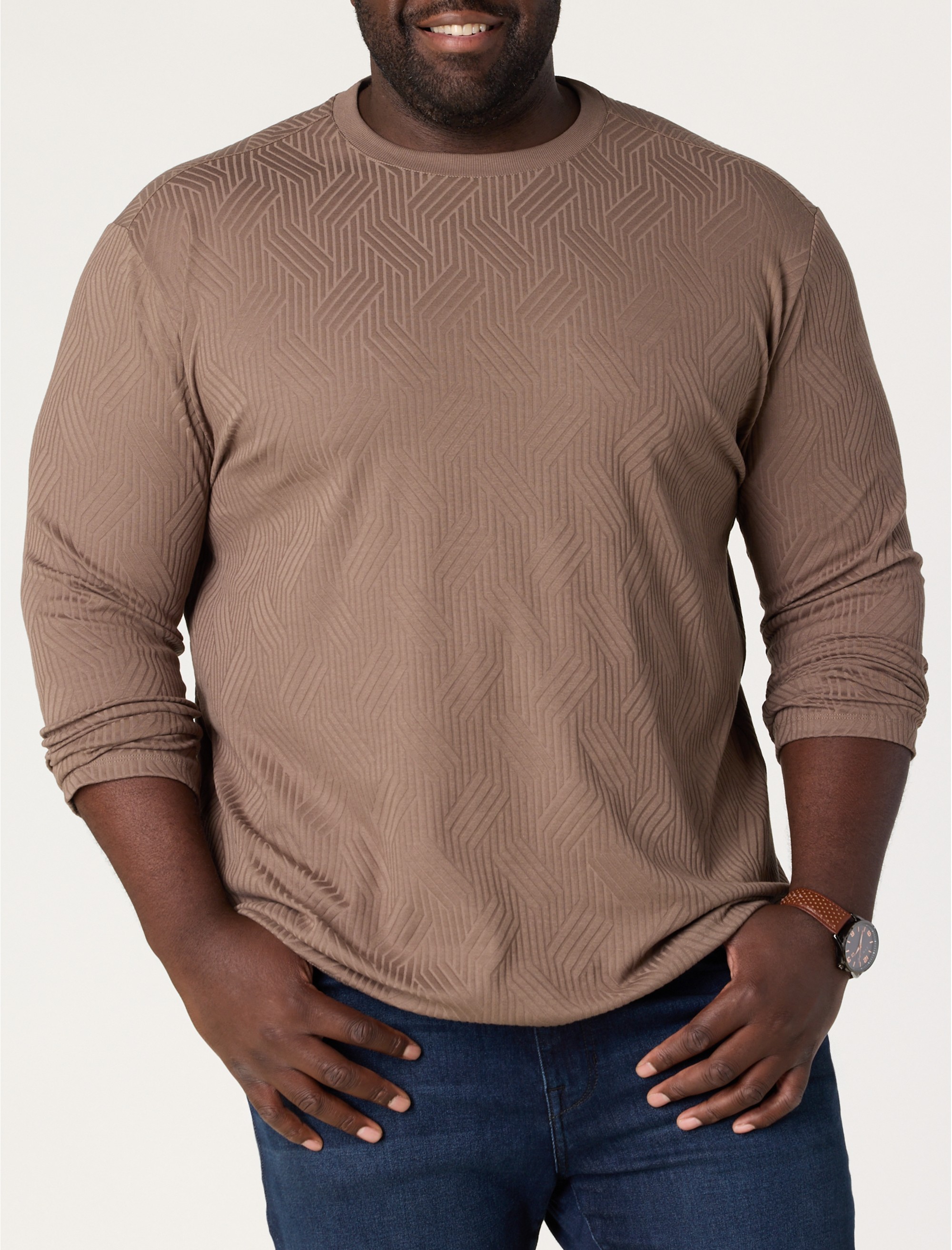 Anderson Jacquard Long-Sleeve T-Shirt - thumbnail 4