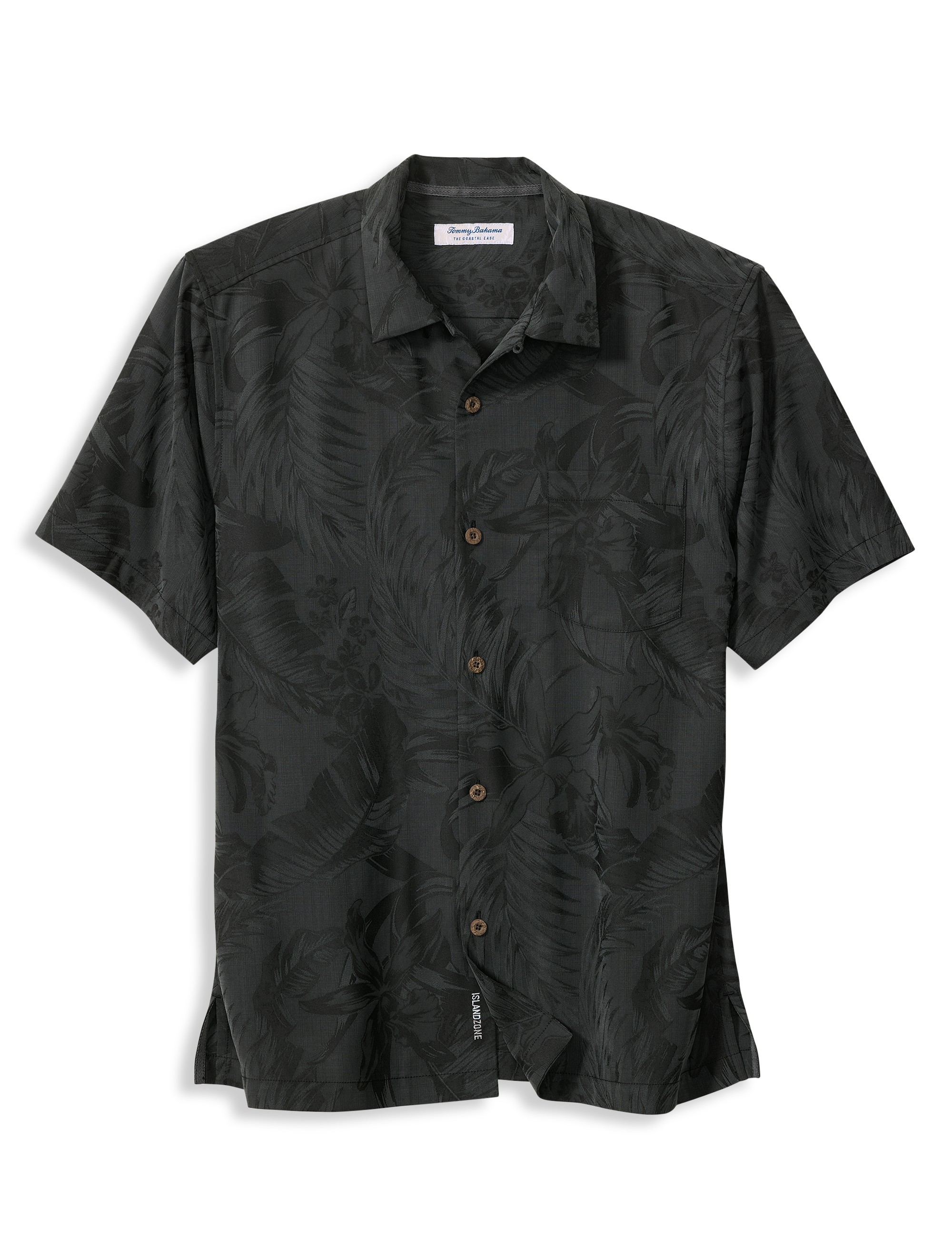 IslandZone® Coastal Ease Botanic Loom Sport Shirt