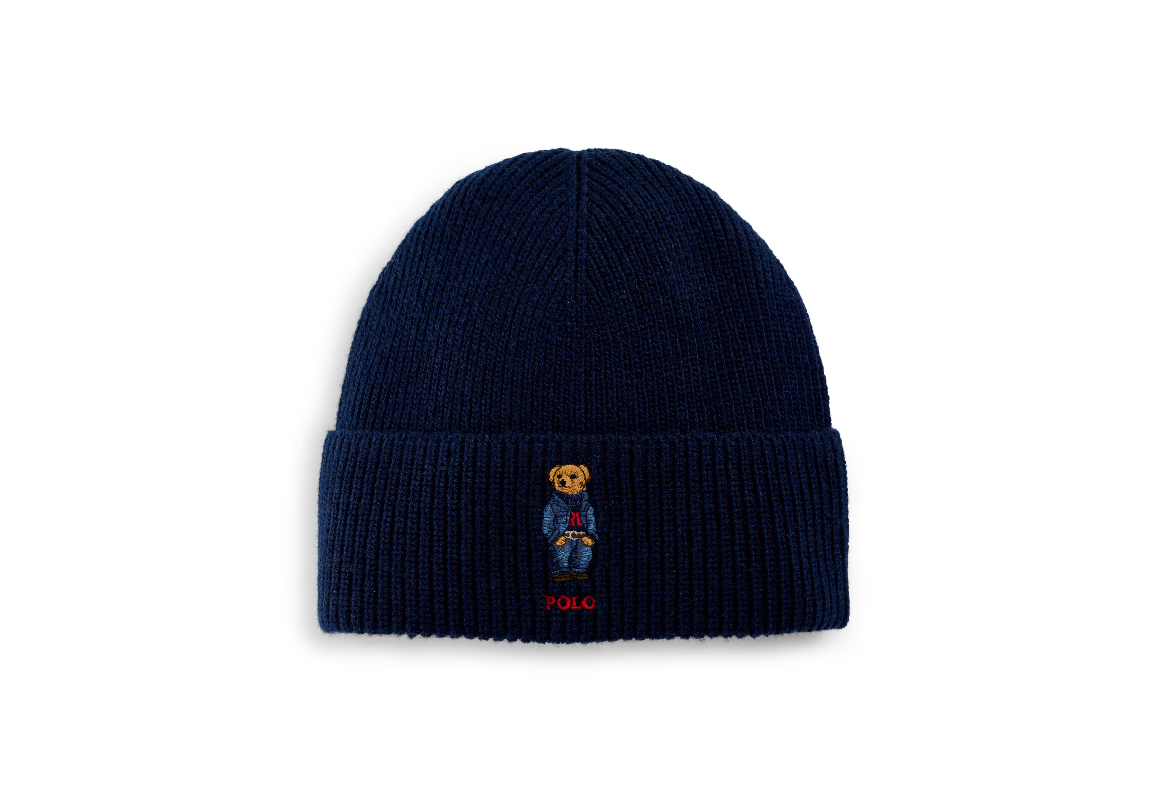  Solid Denim Bear Beanie