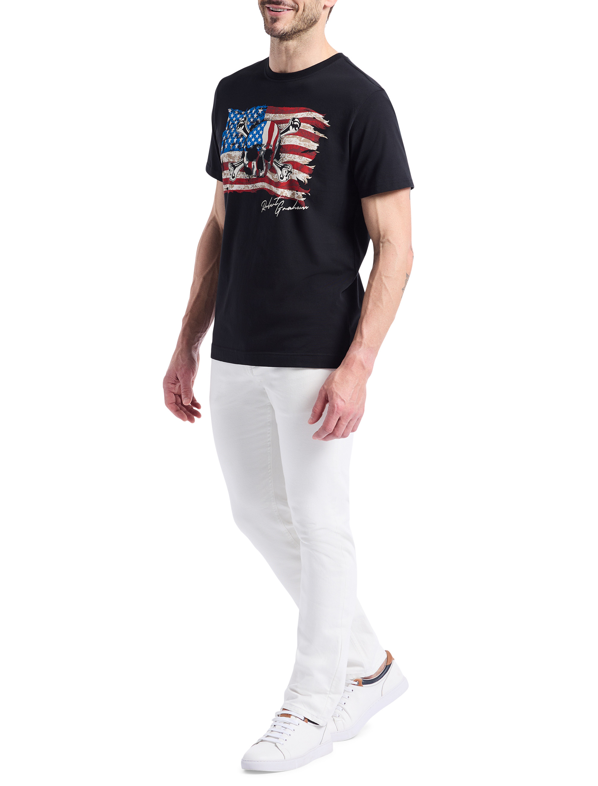 Skull Flag Graphic Tee