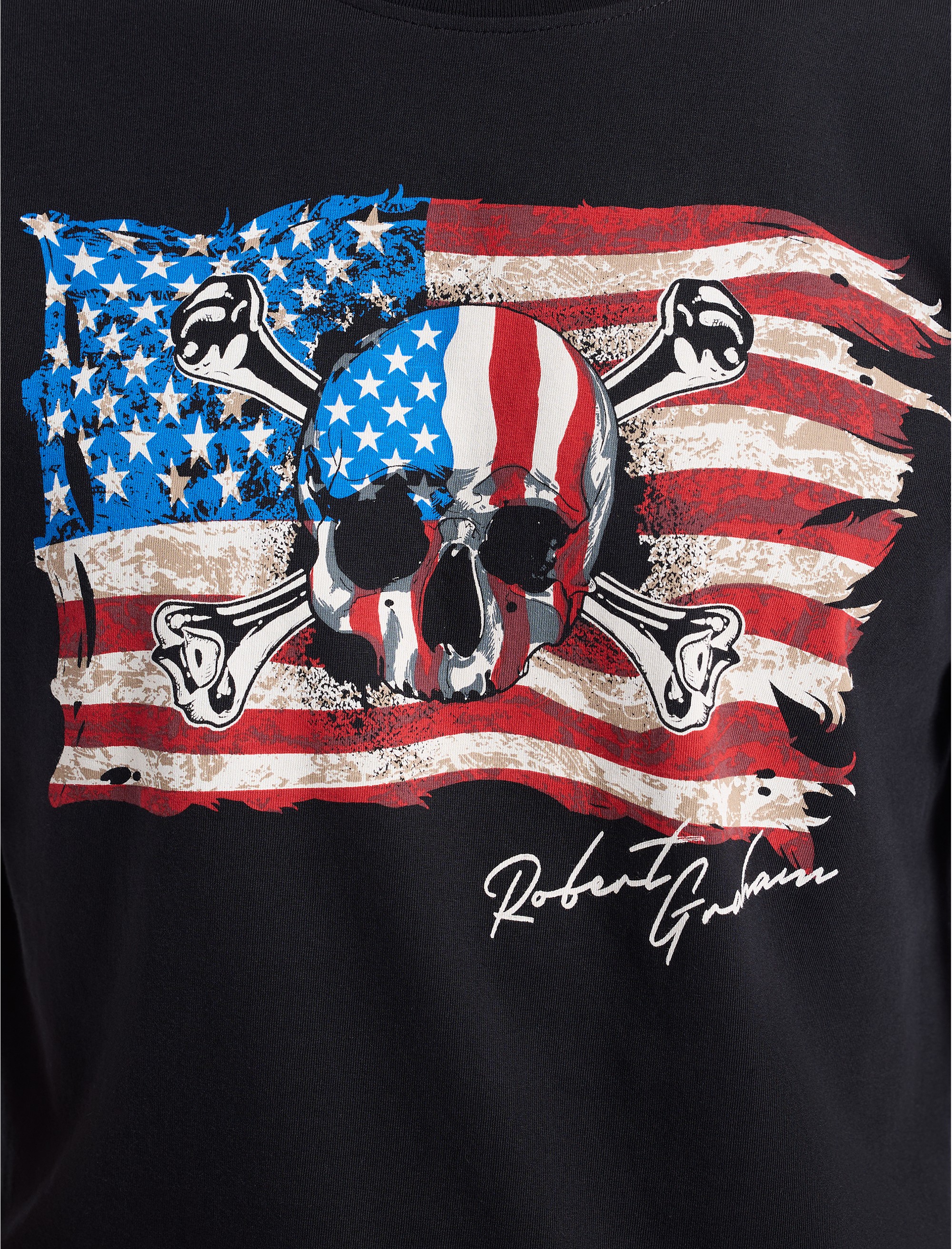 Skull Flag Graphic Tee - thumbnail 4