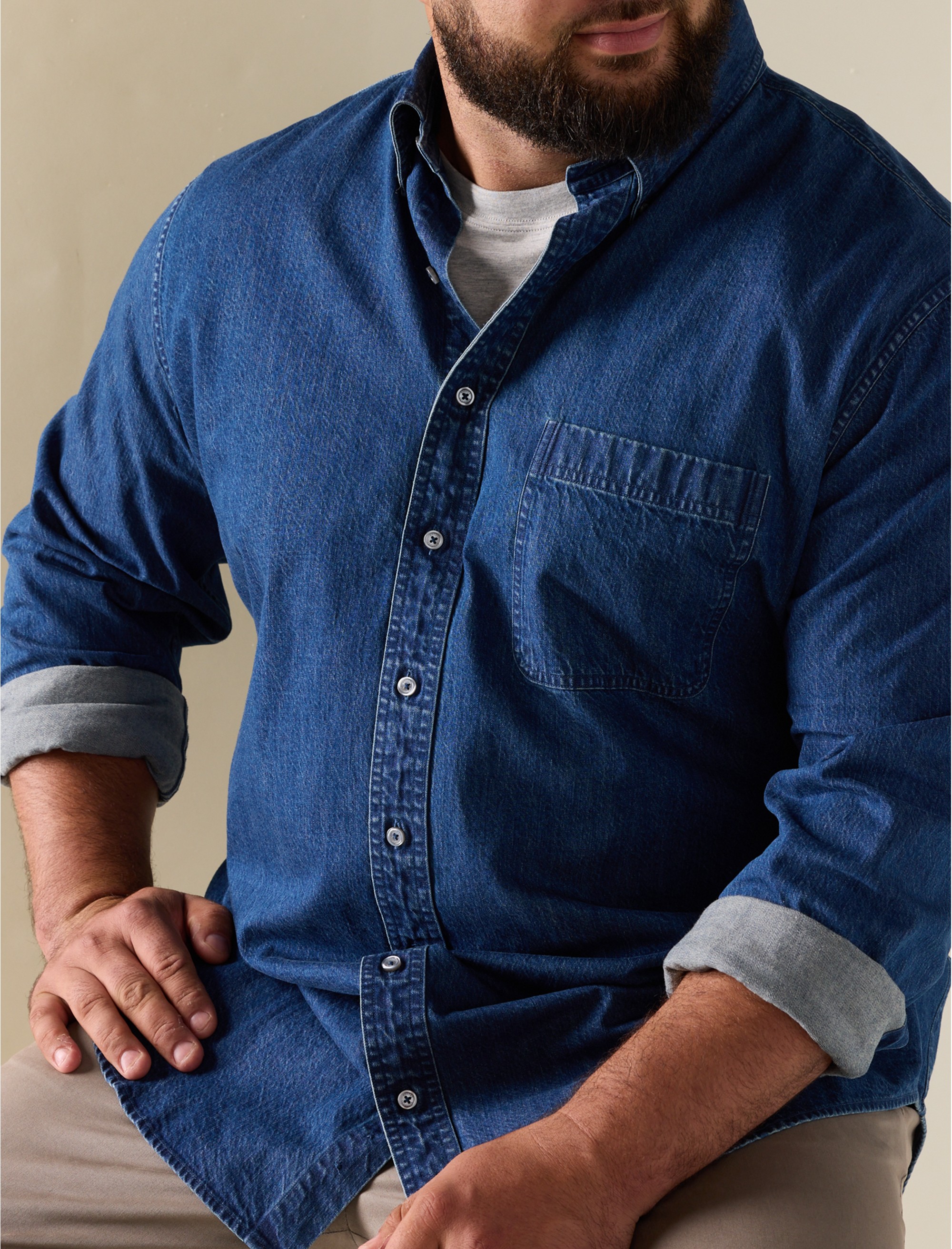 Denim Sport Shirt - thumbnail 3