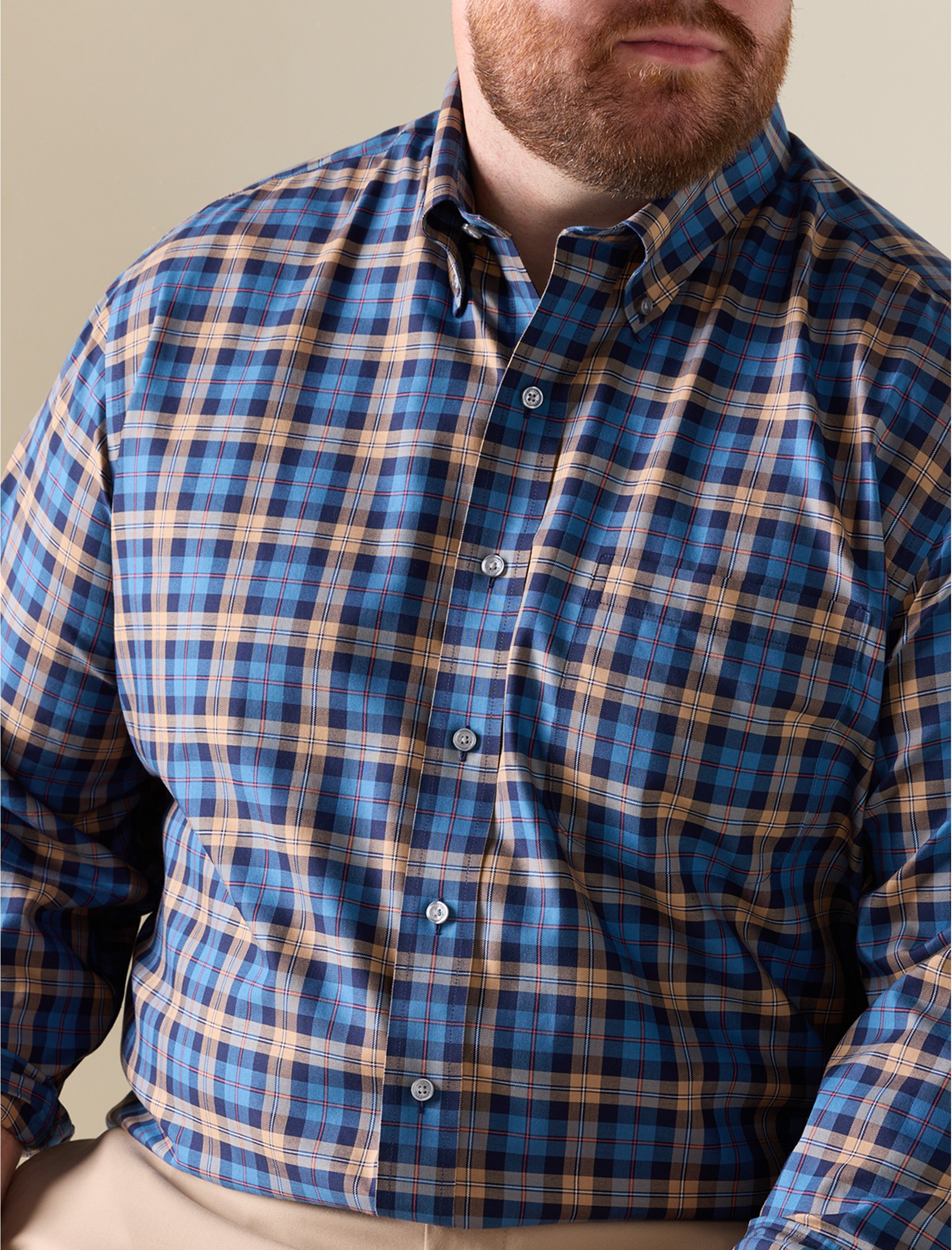 Non-Iron Twill Sport Shirt - thumbnail 3