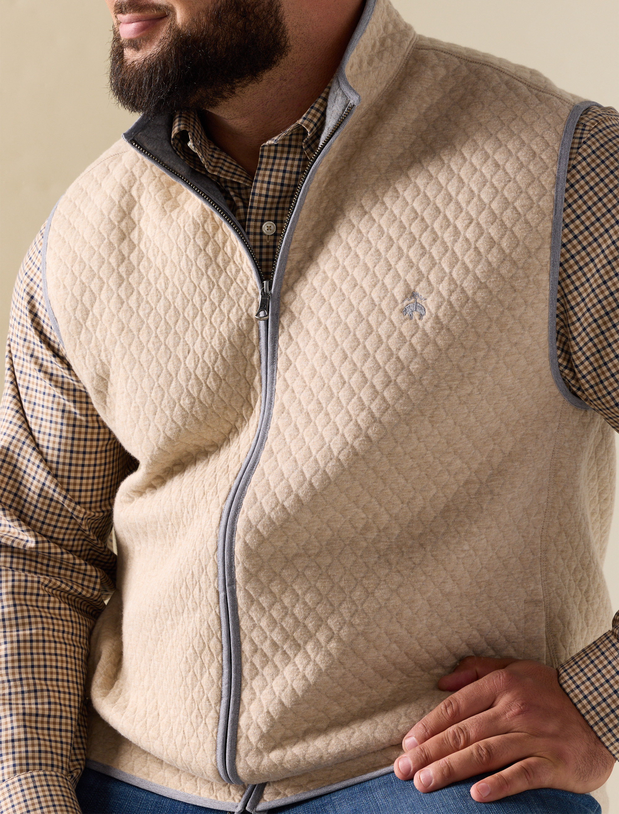 Diamond Quilted Vest