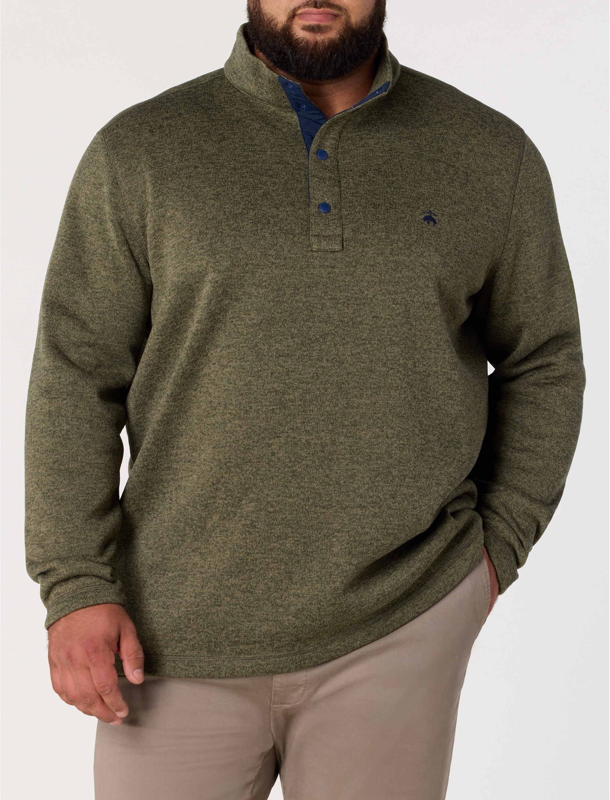 Brushed Mockneck Sweater