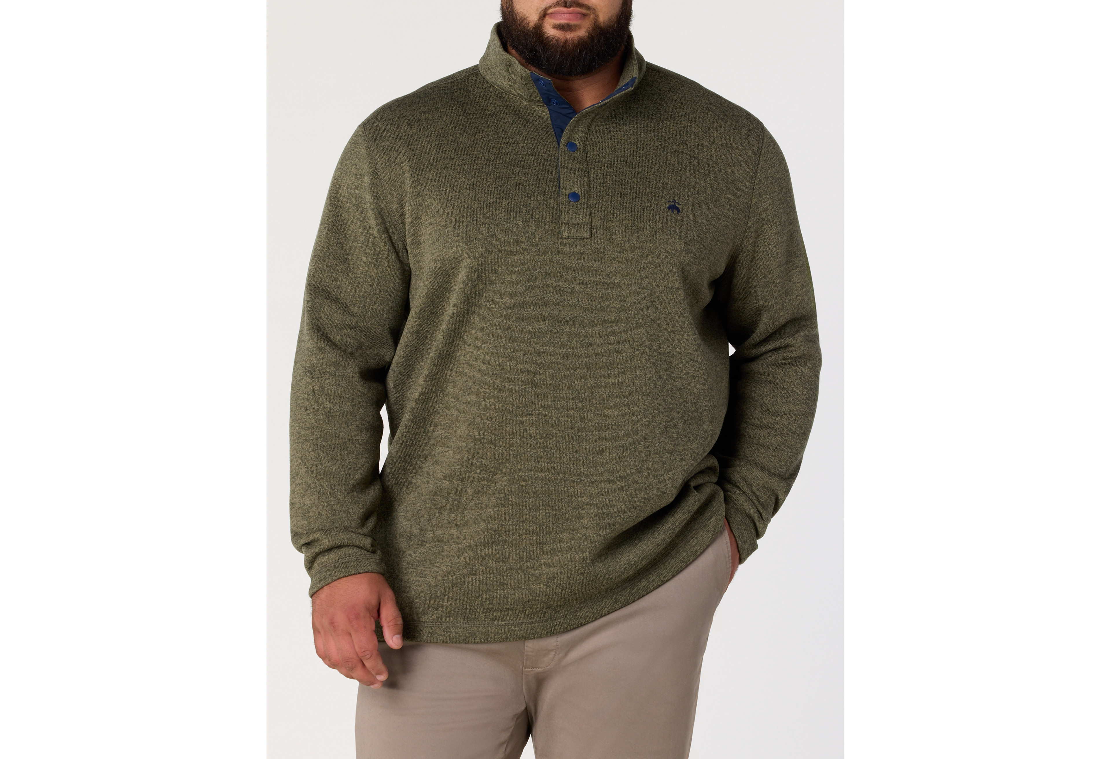 Brushed Mockneck Sweater