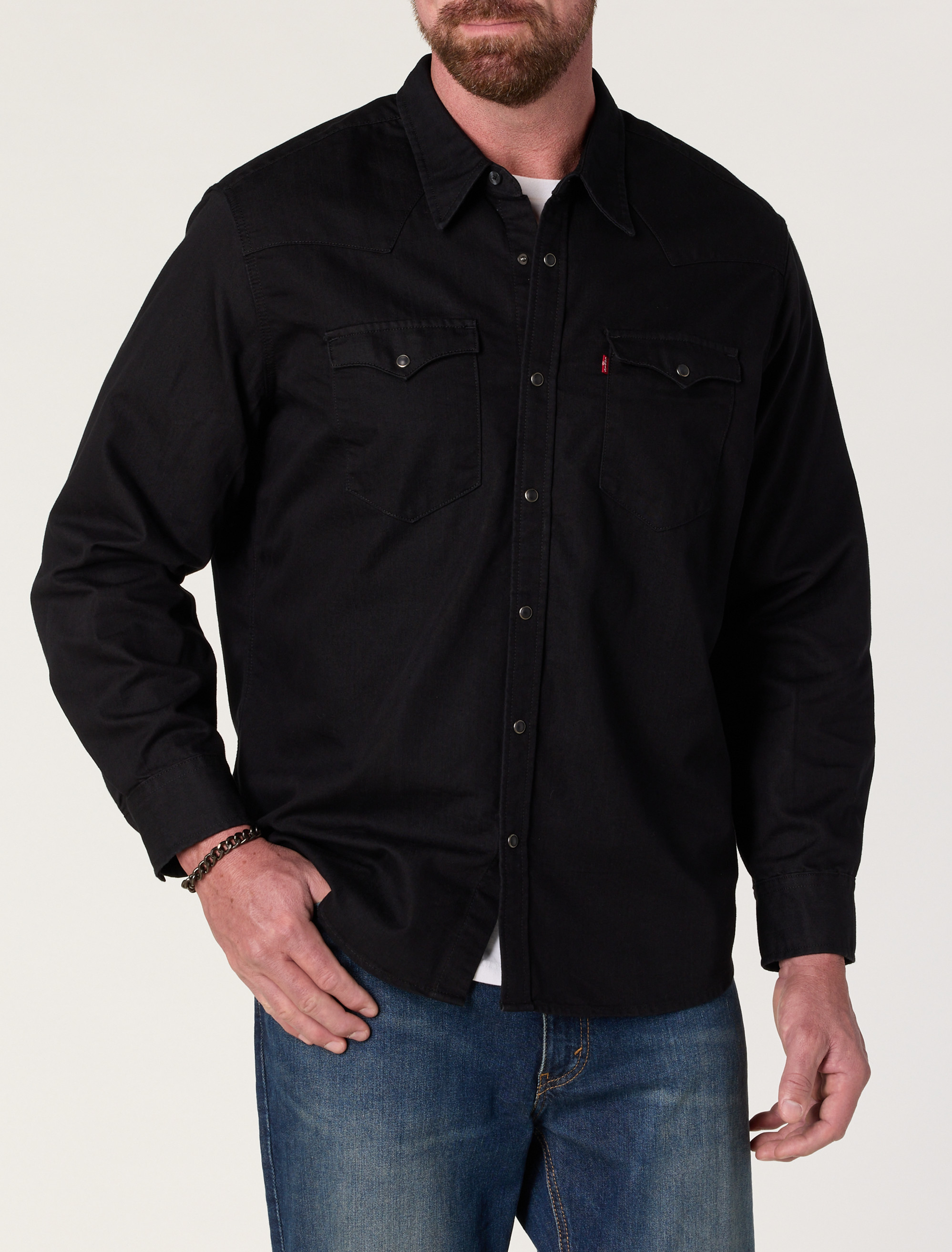 Classic Western Black Rinse Shirt