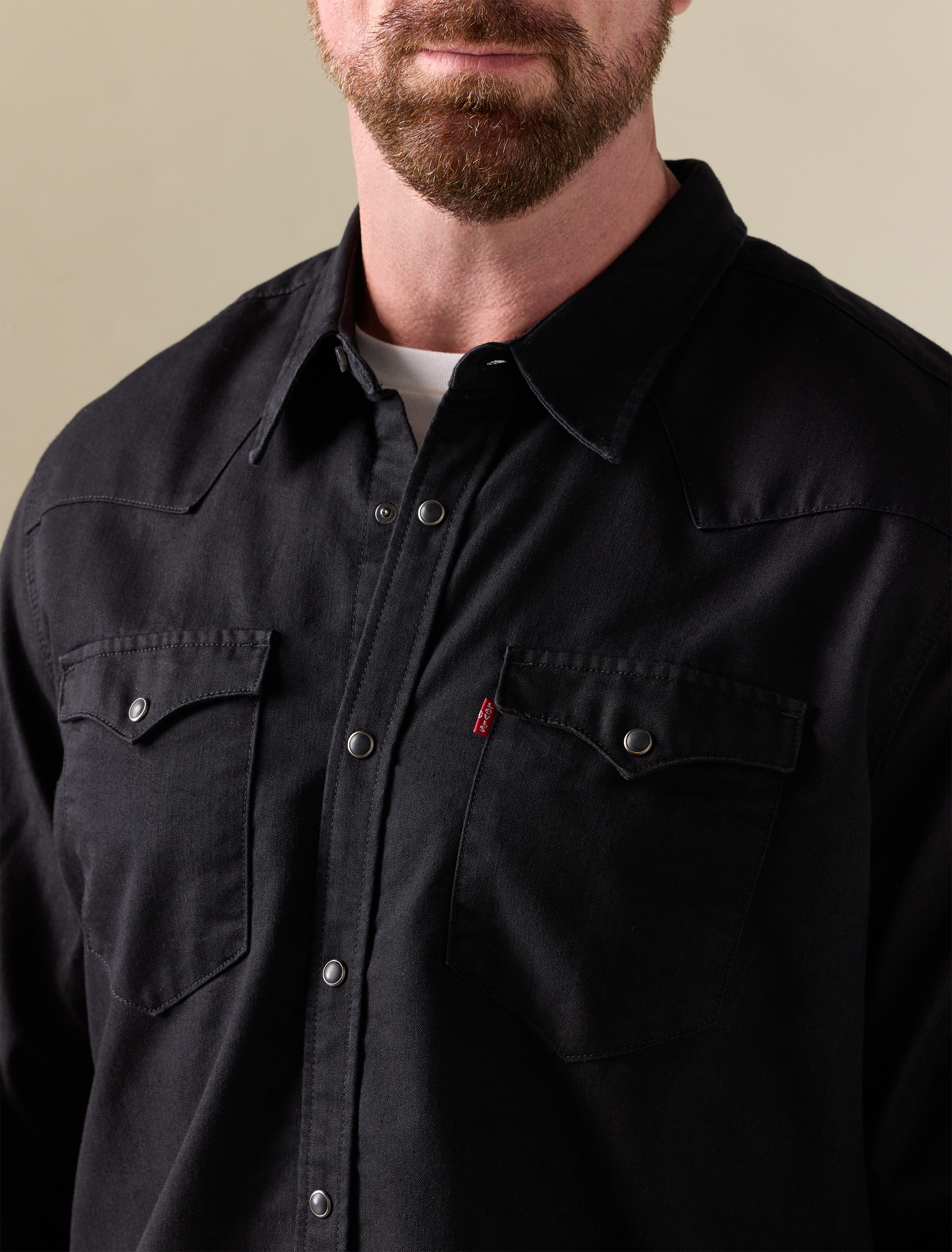 Classic Western Black Rinse Shirt