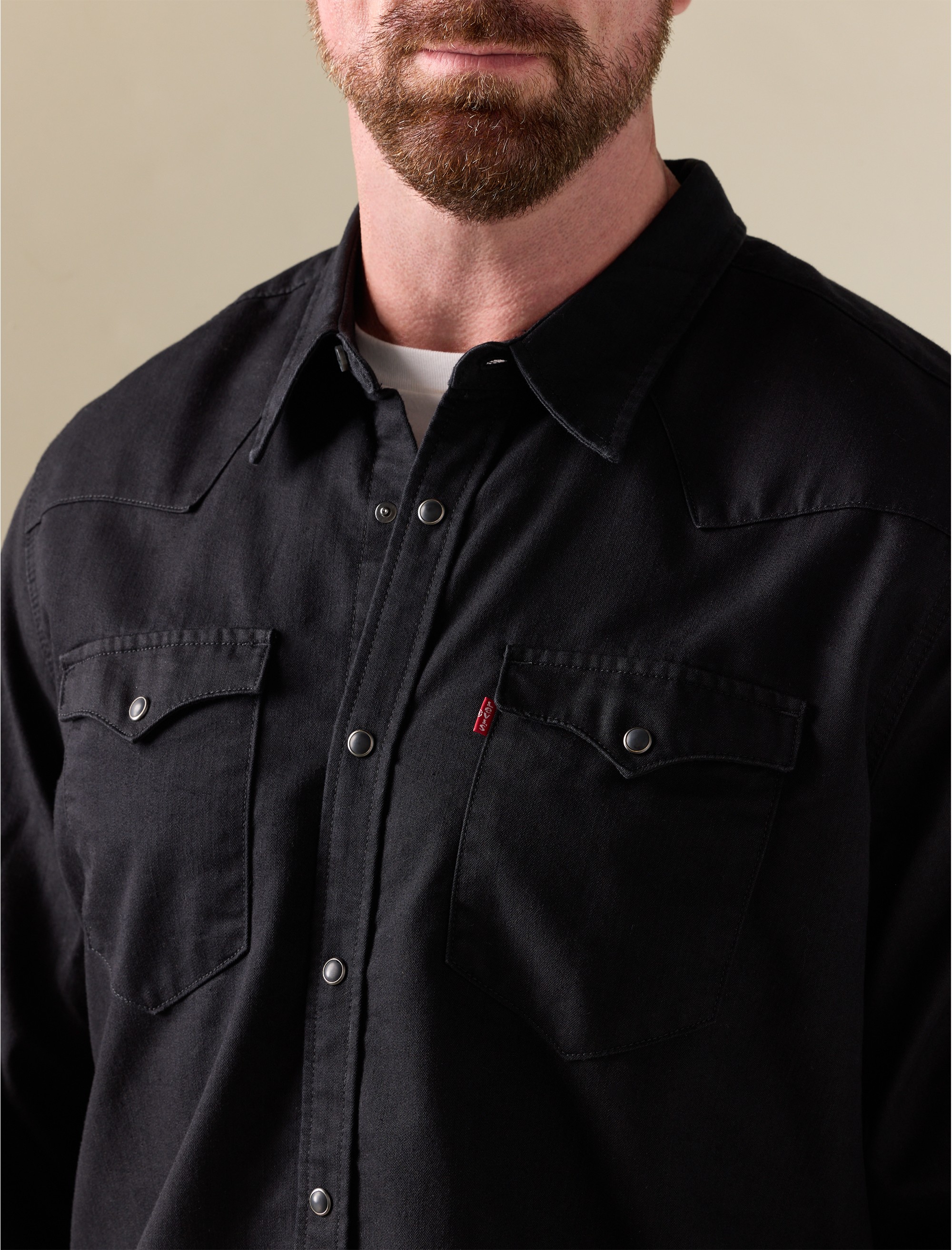 Classic Western Black Rinse Shirt - thumbnail 3