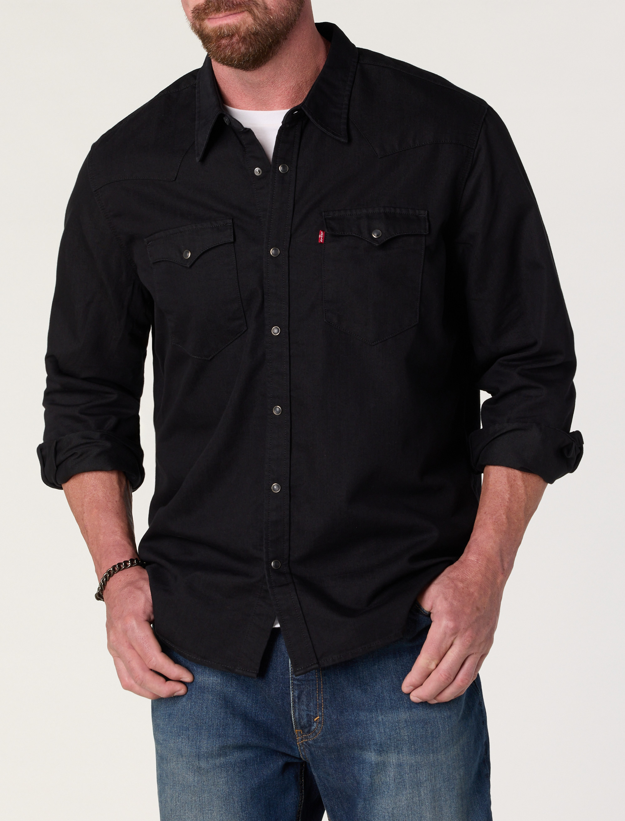 Classic Western Black Rinse Shirt