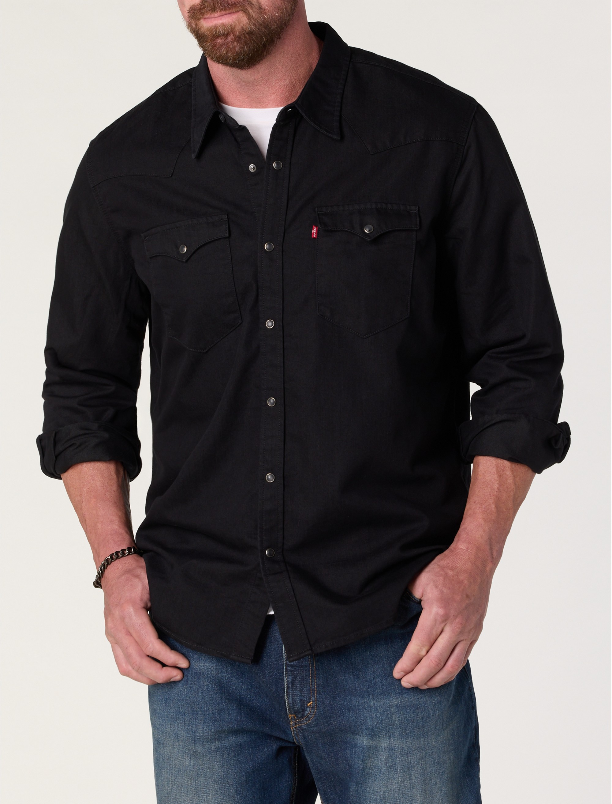 Classic Western Black Rinse Shirt