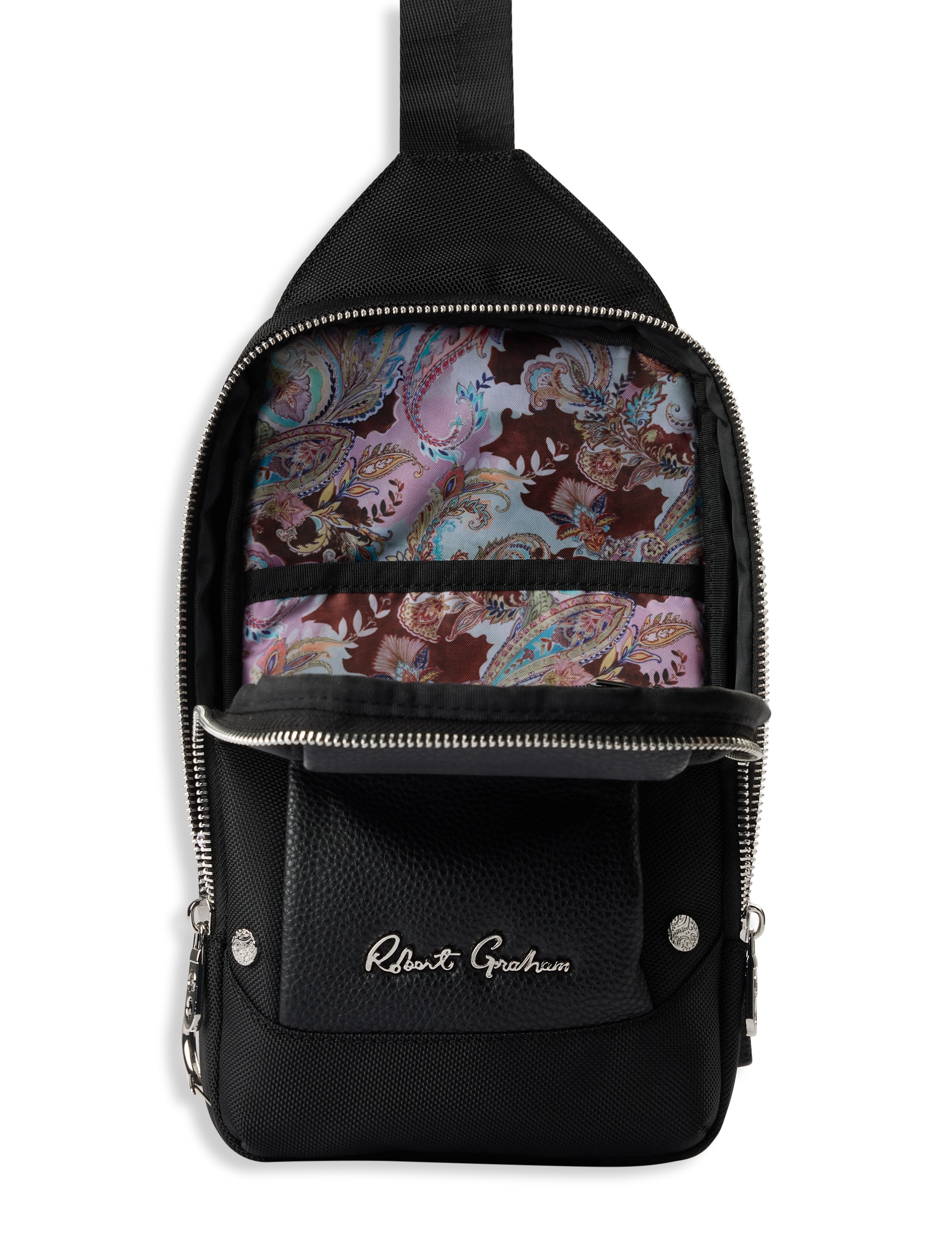 Cole Mixed Media Sling Bag