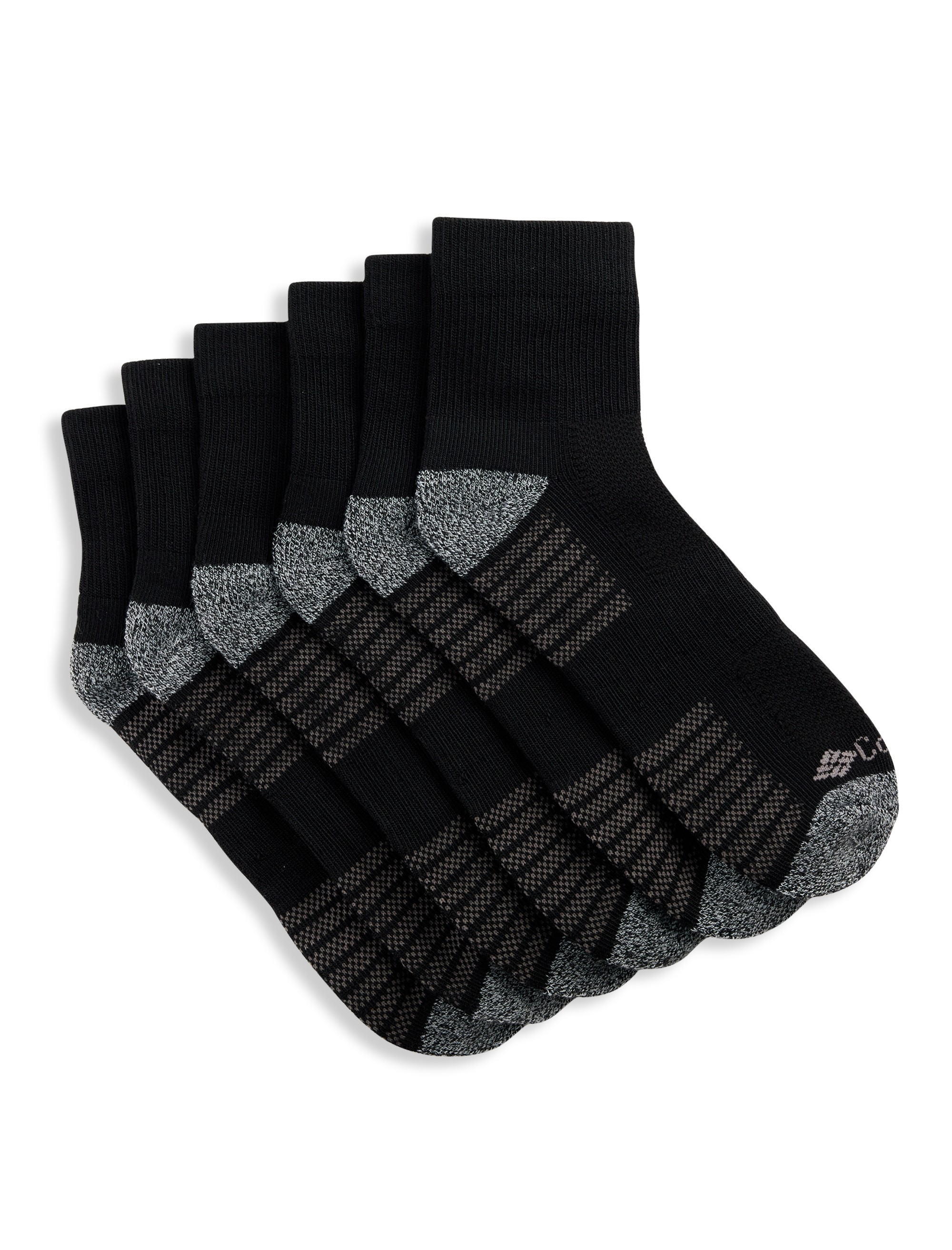 6-pk Athletic 1/4-Top Socks