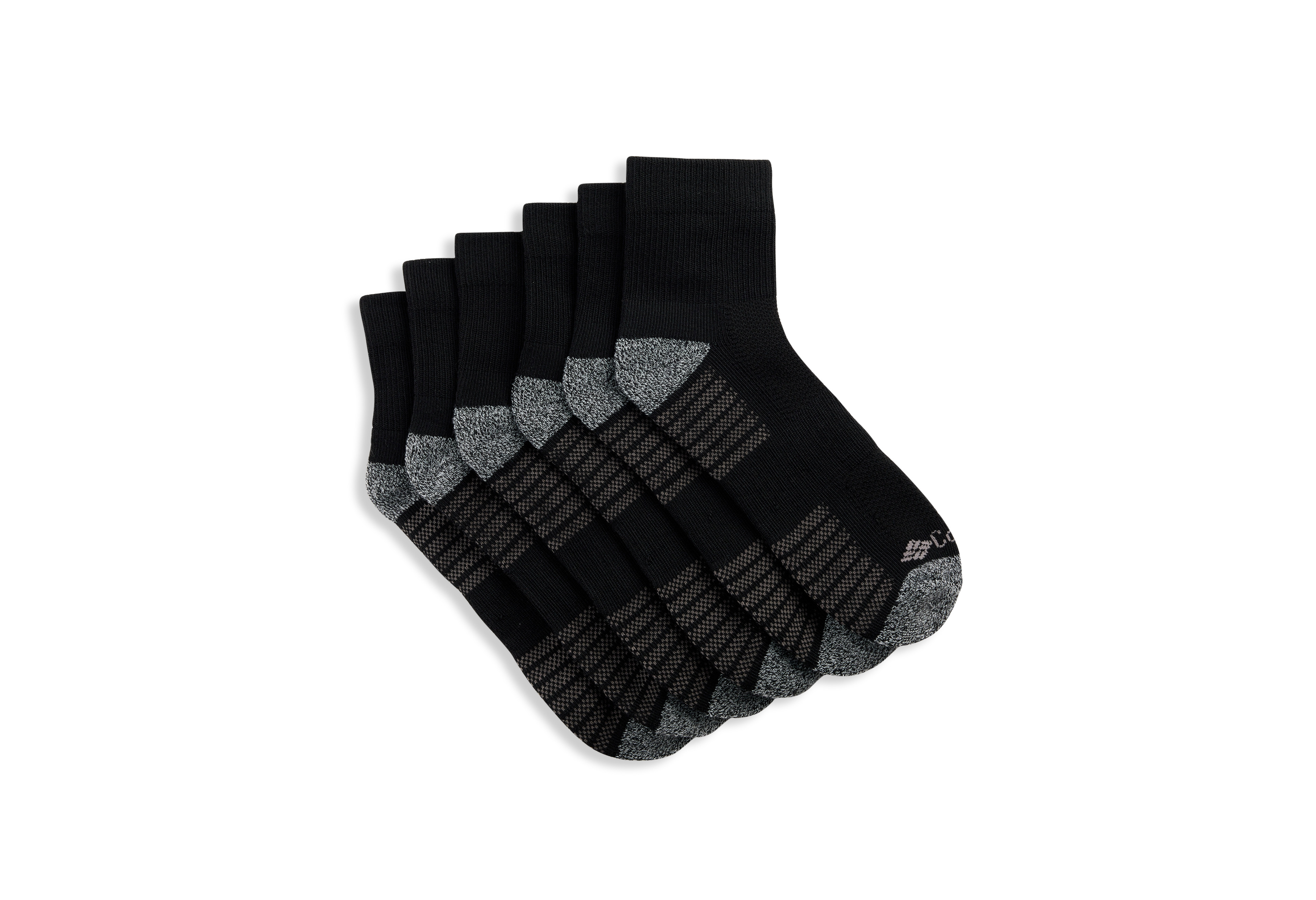 6-pk Athletic 1/4-Top Socks