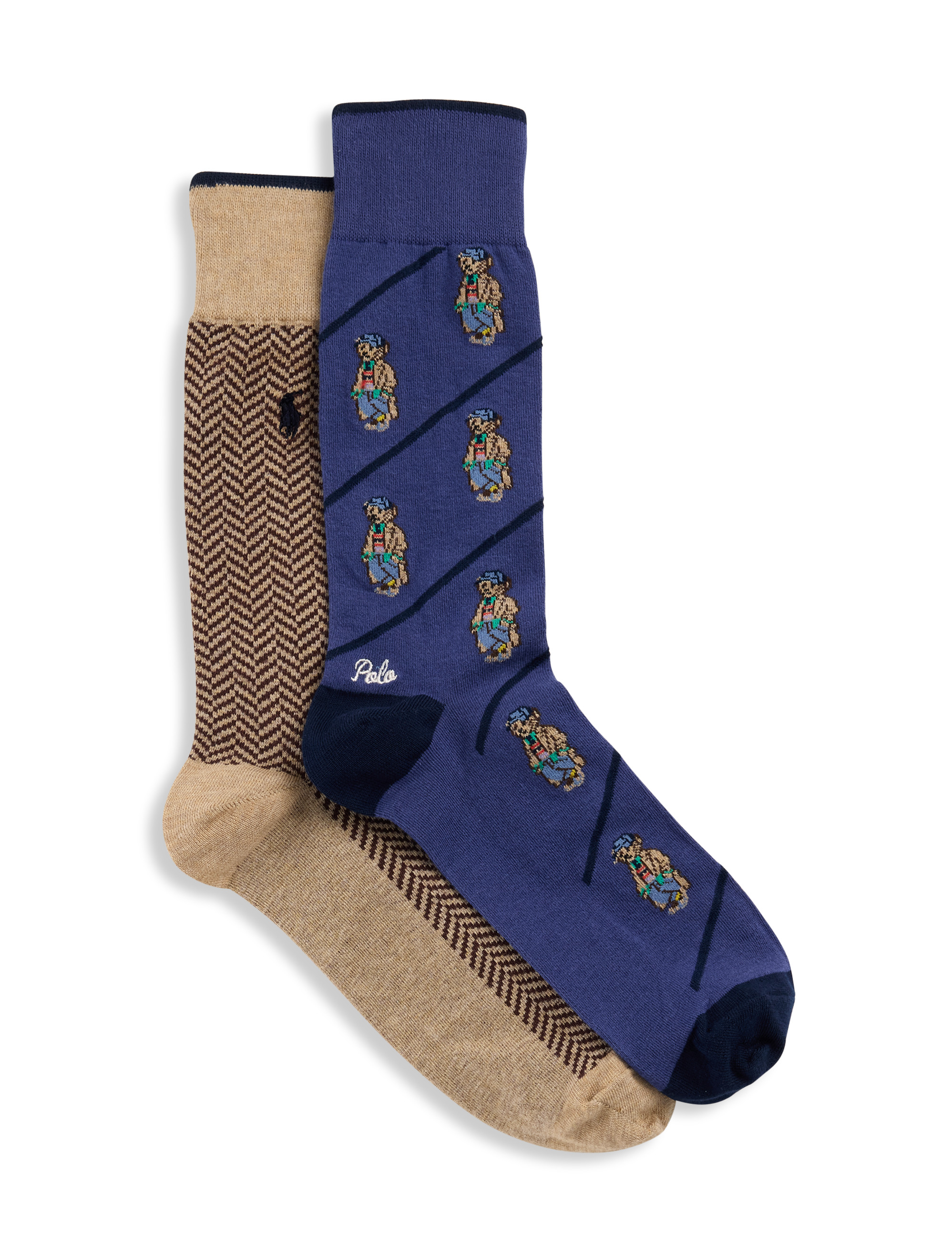 2-pk Litchfield Mini Bear Crew Socks