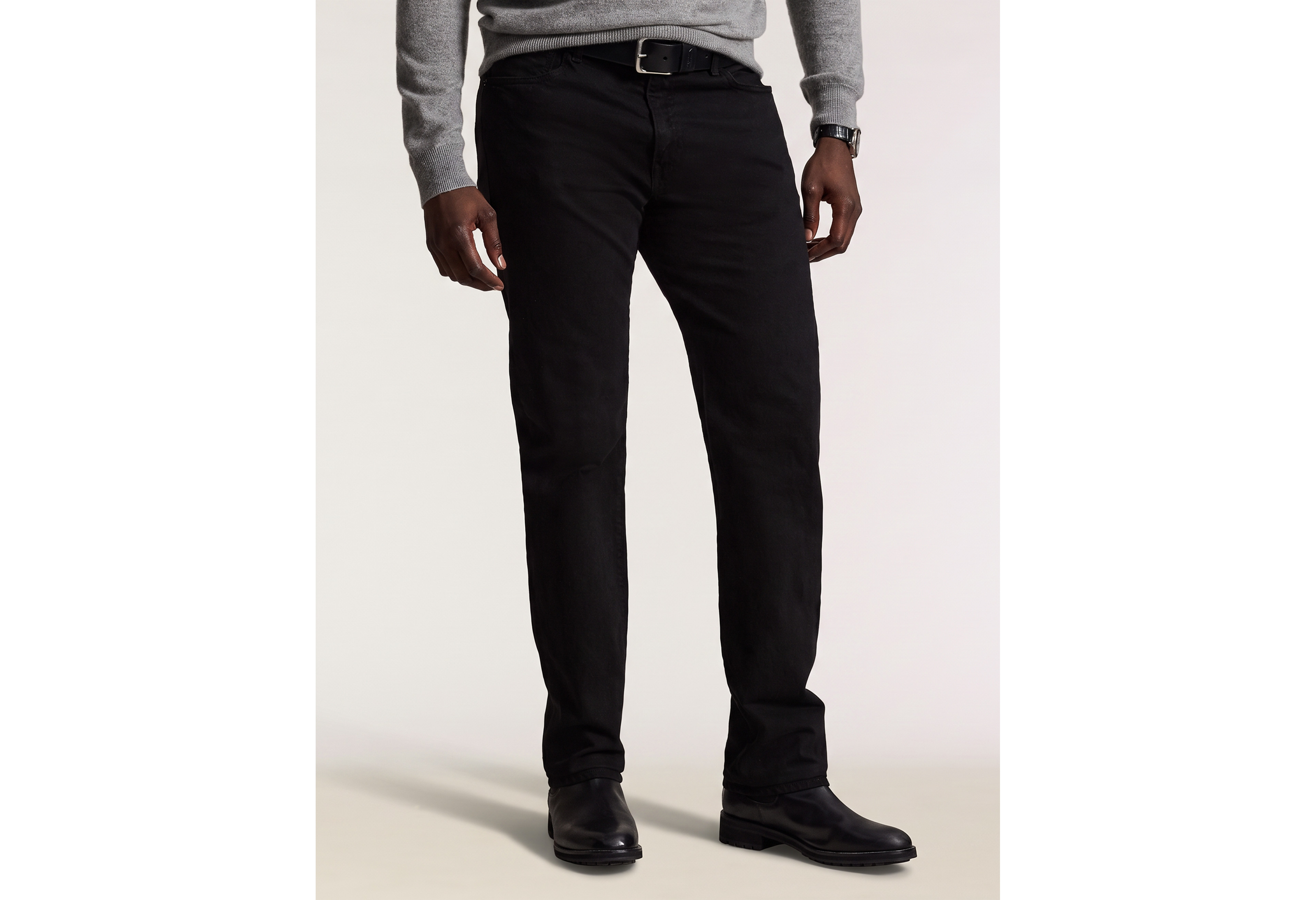 Slim-Fit Straight-Leg Varick Hudson Jeans
