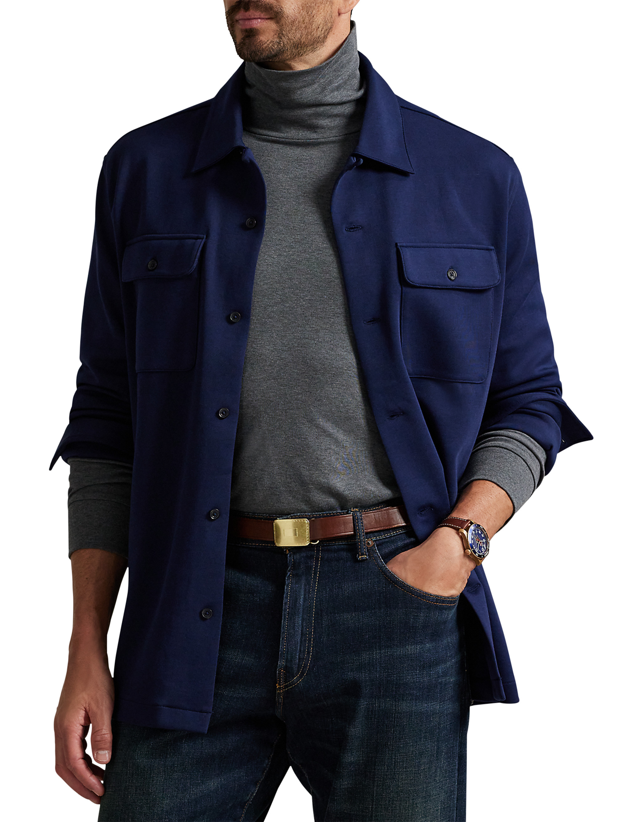 Double-Knit Teton Shacket