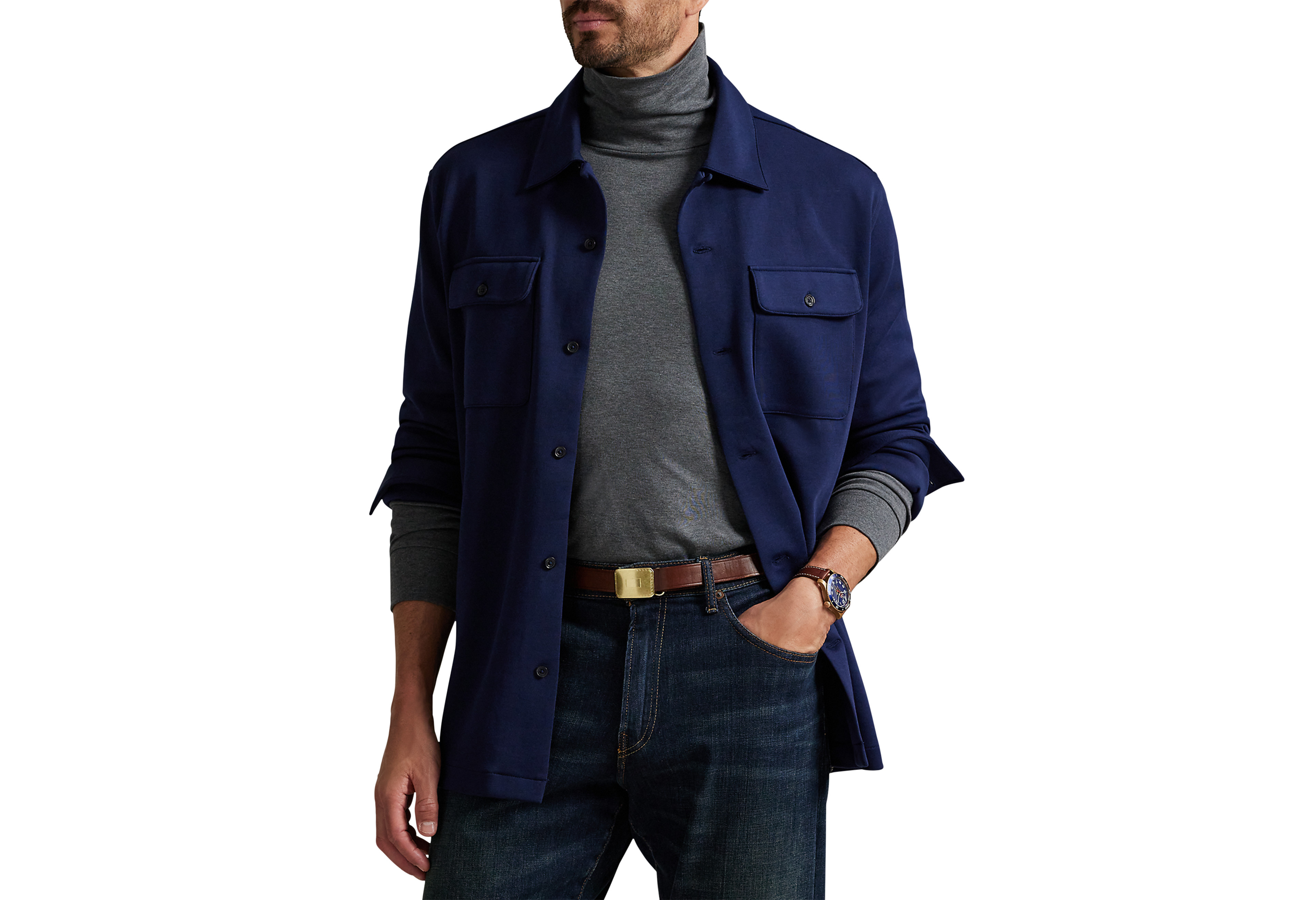 Double-Knit Teton Shacket
