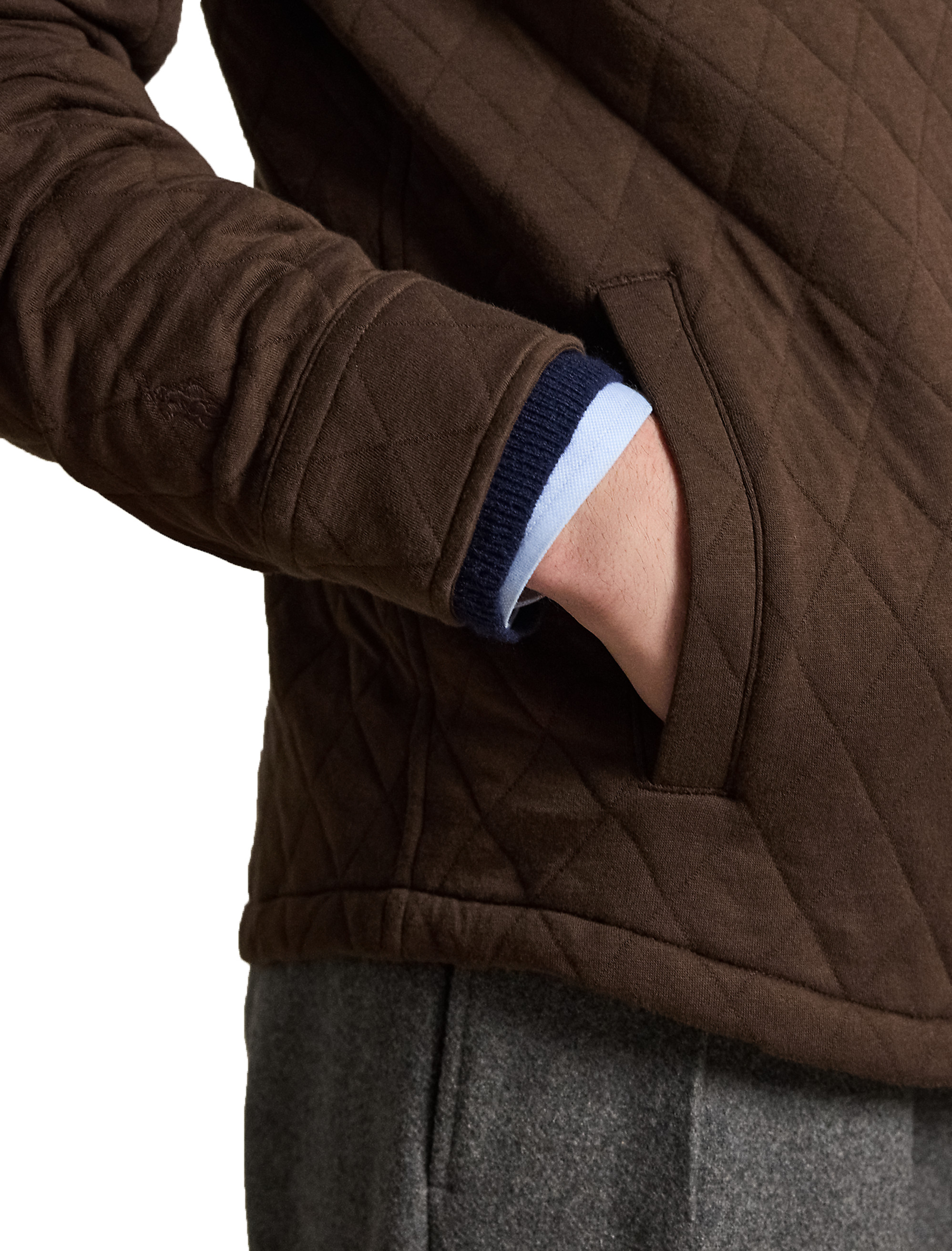 Quilted Double-Knit Jersey Overshirt