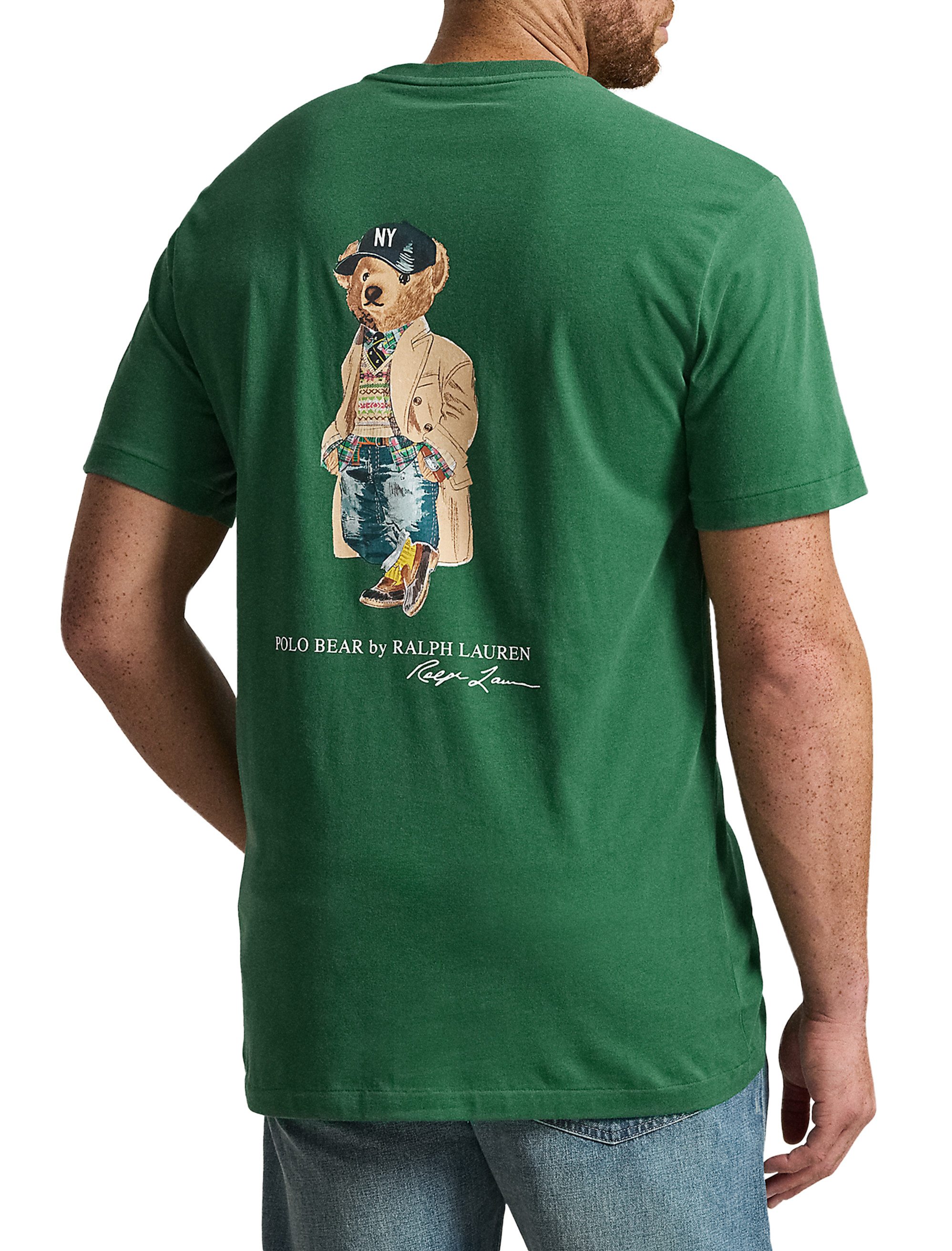 Double-Sided Bear Graphic Tee