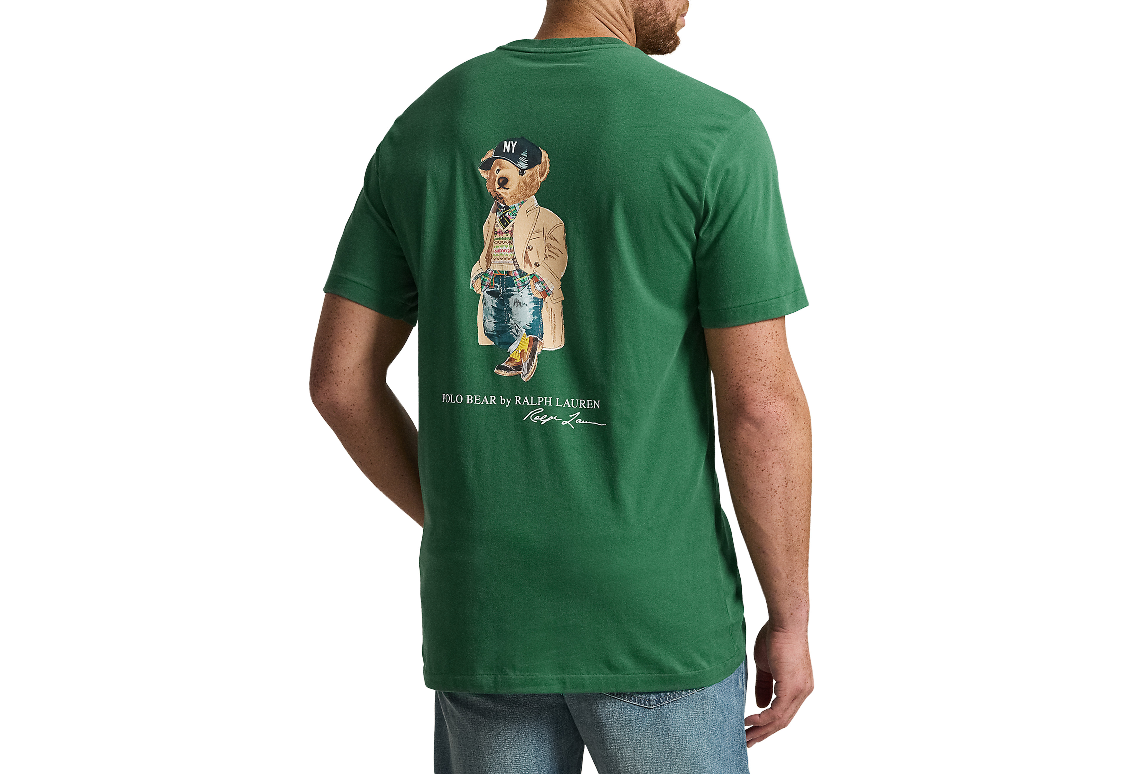 Double-Sided Bear Graphic Tee