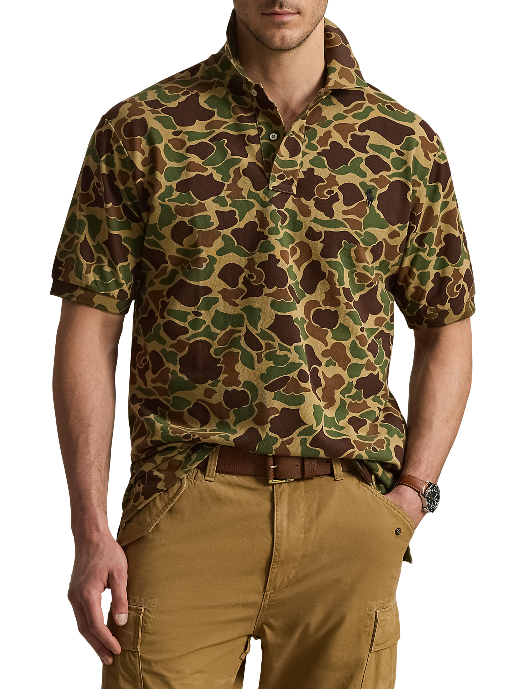Animated Mesh Polo Shirt