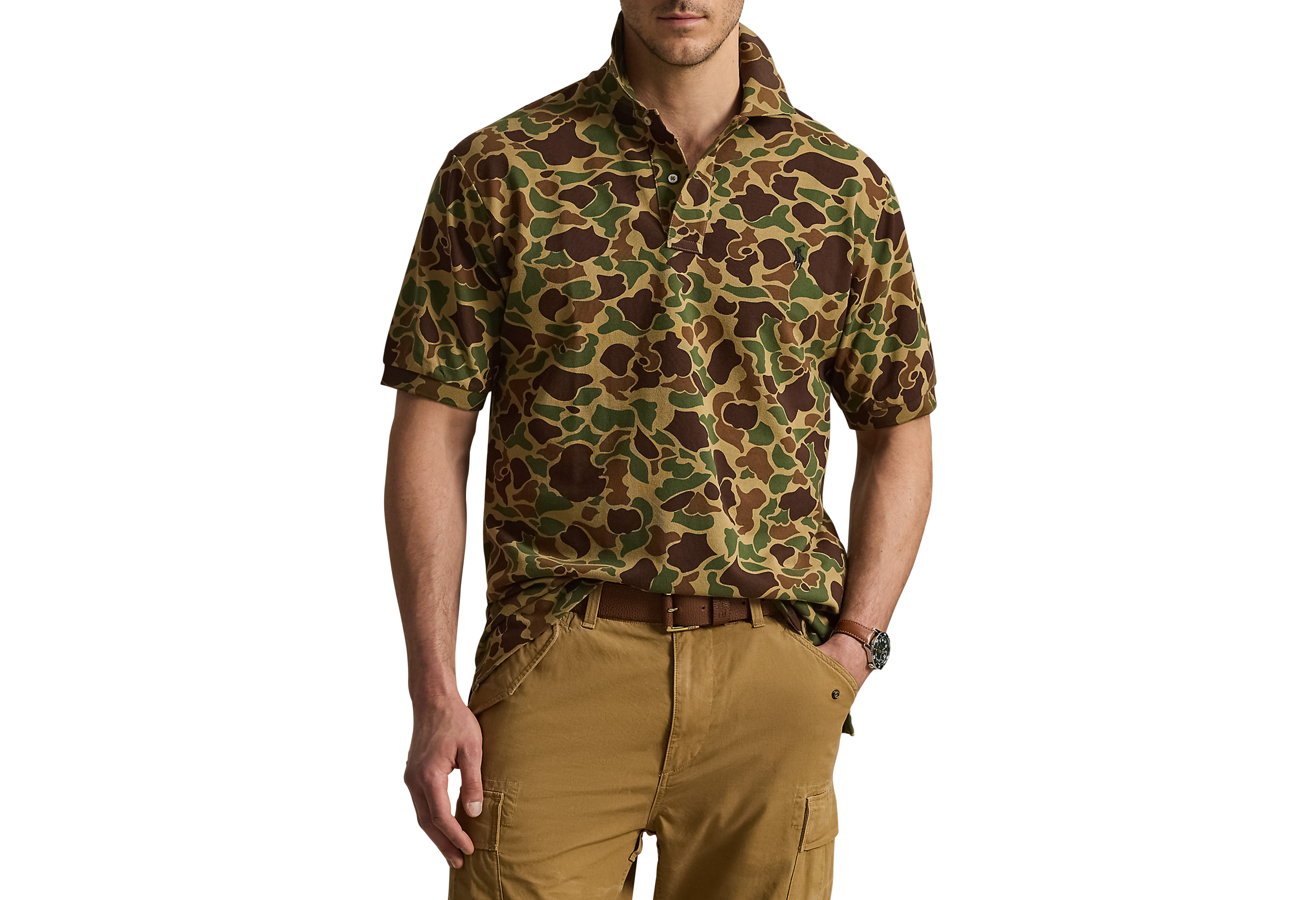 Animated Mesh Polo Shirt