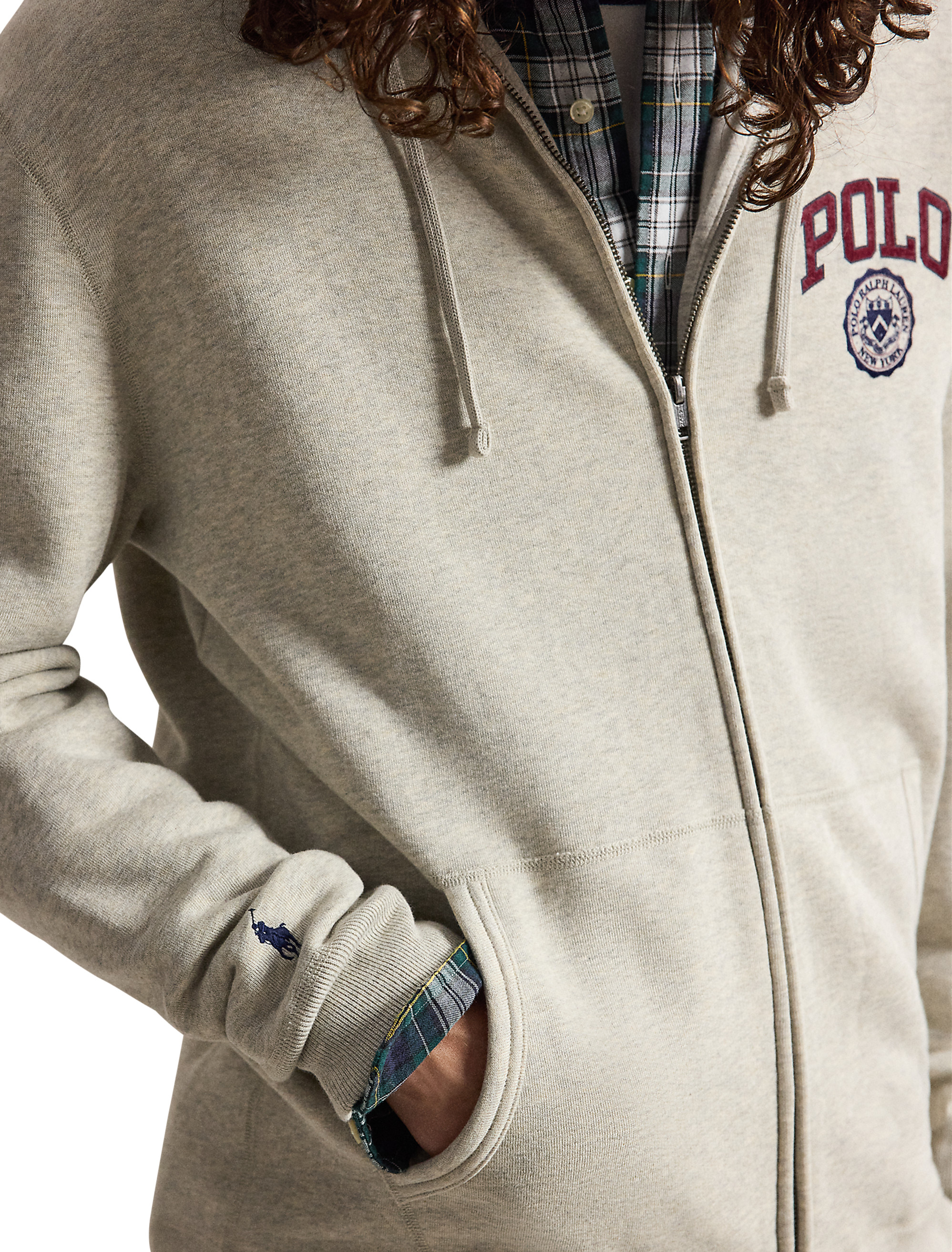 Varsity Zip-Front Hoodie