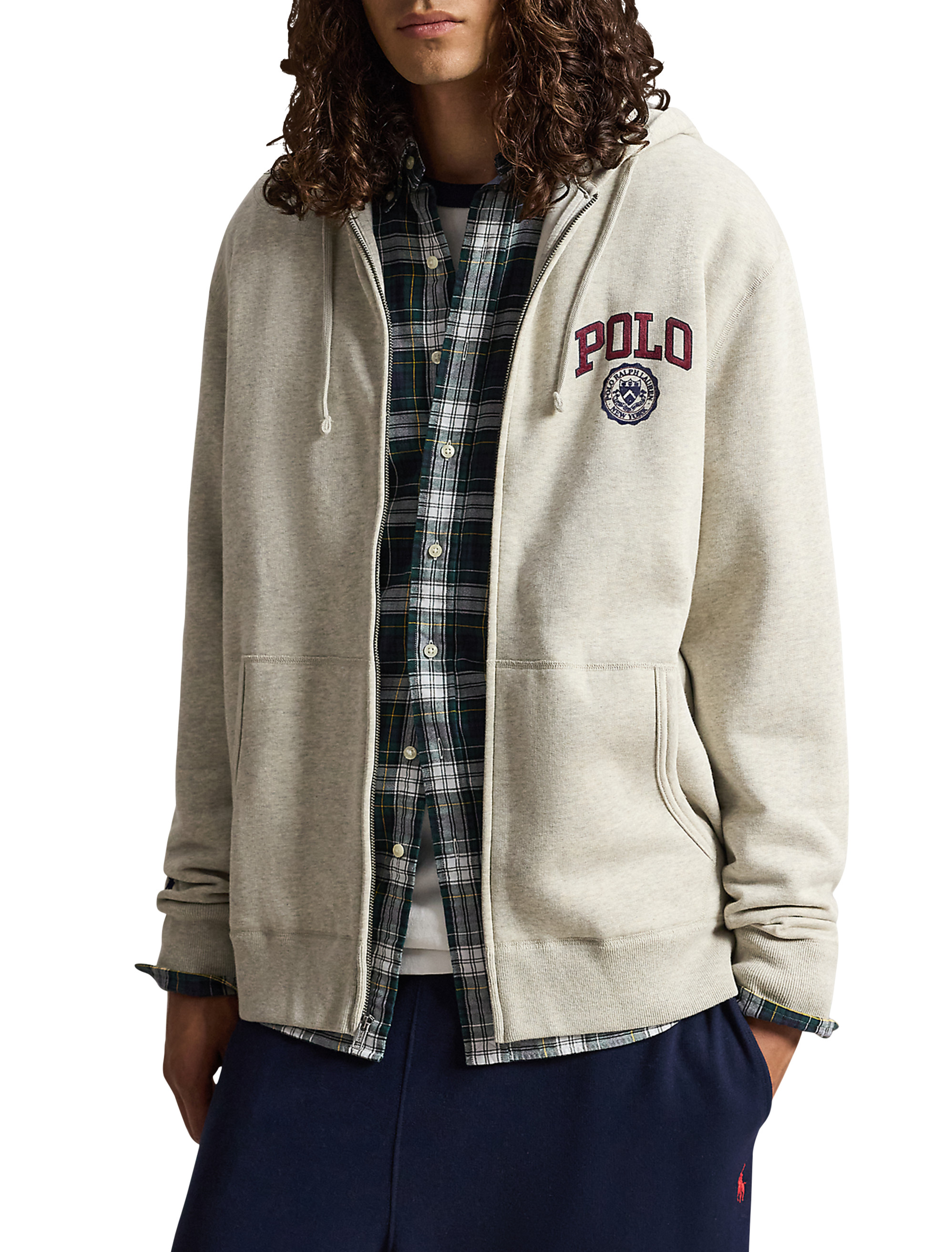 Varsity Zip-Front Hoodie