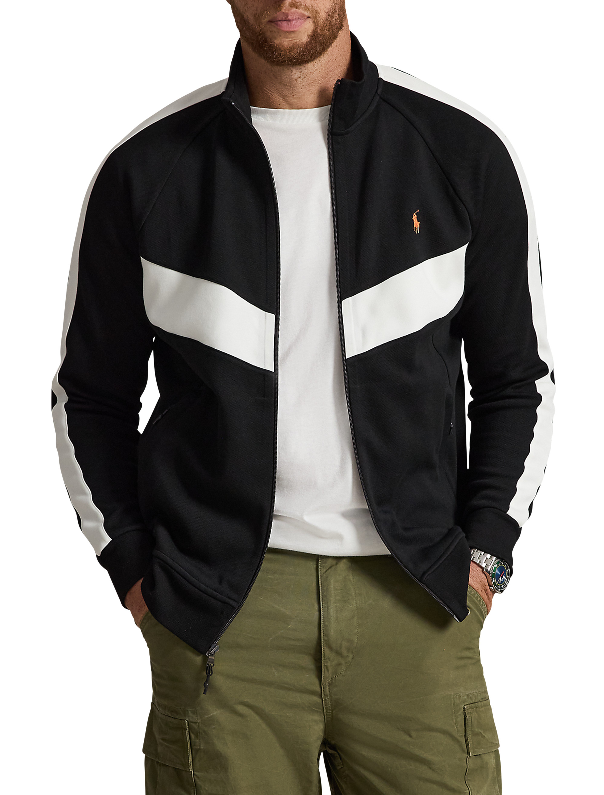 Colorblocked Track Jacket