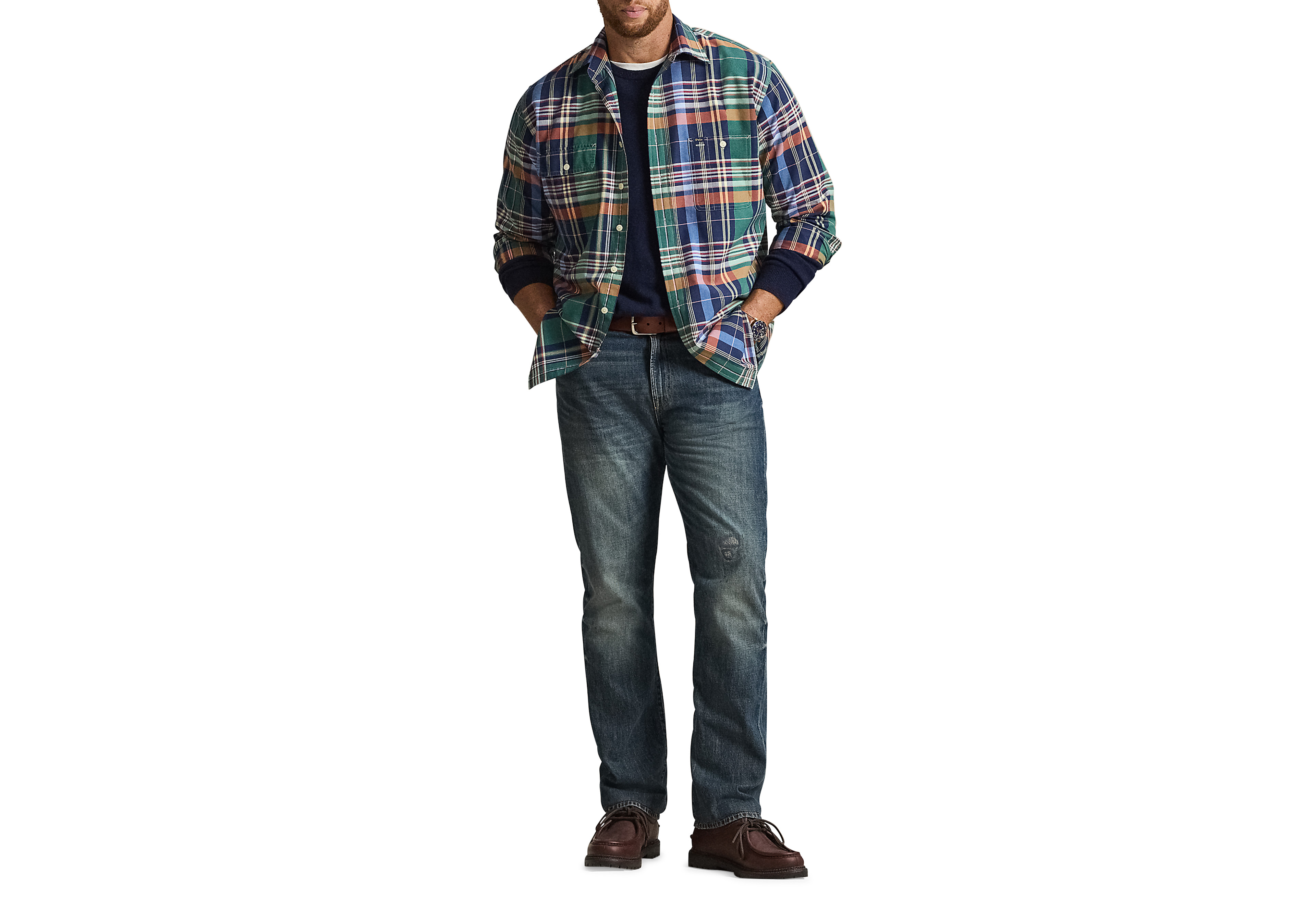 Classic Litchfield Plaid Oxford Sport Shirt