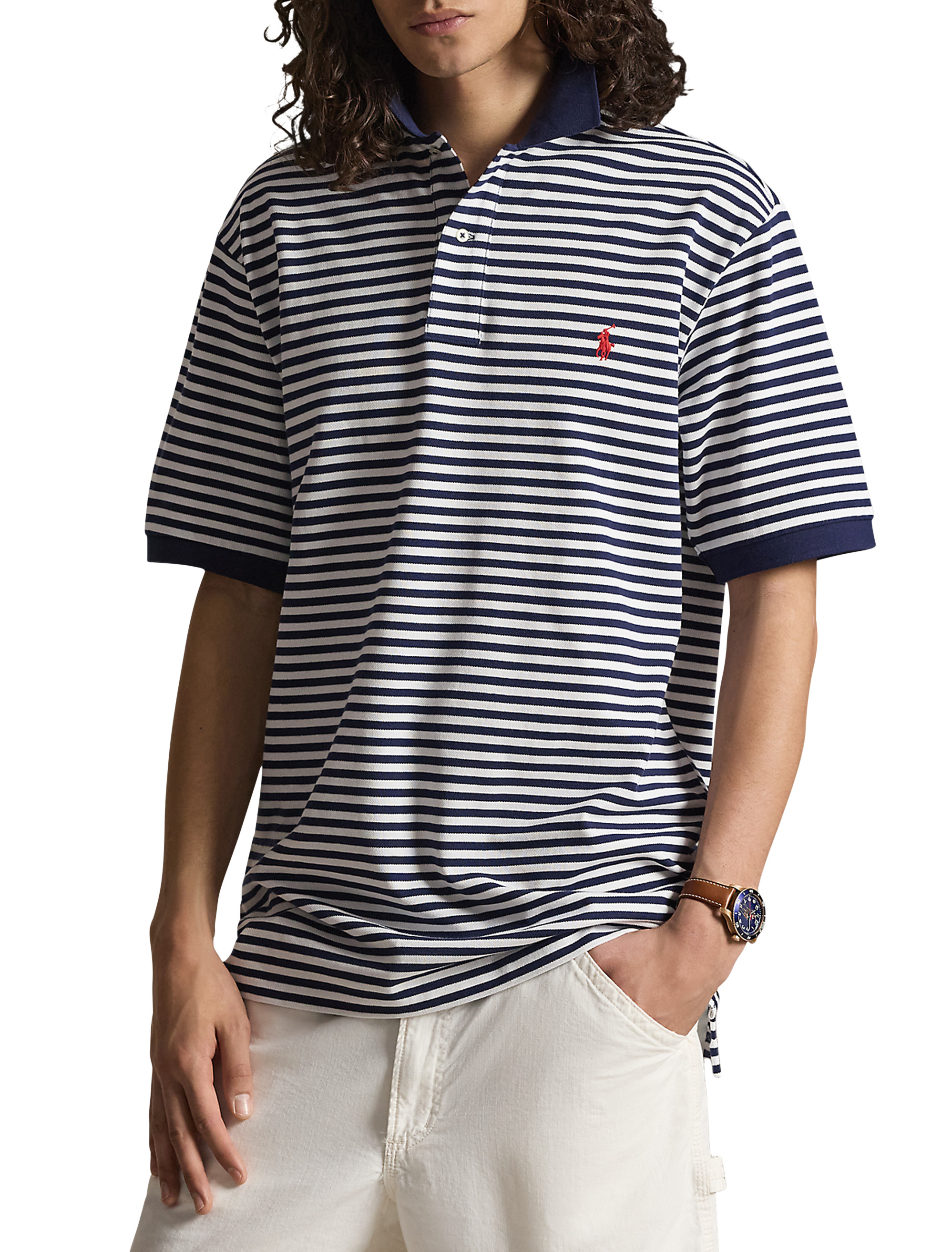 Animated Mesh Polo Shirt