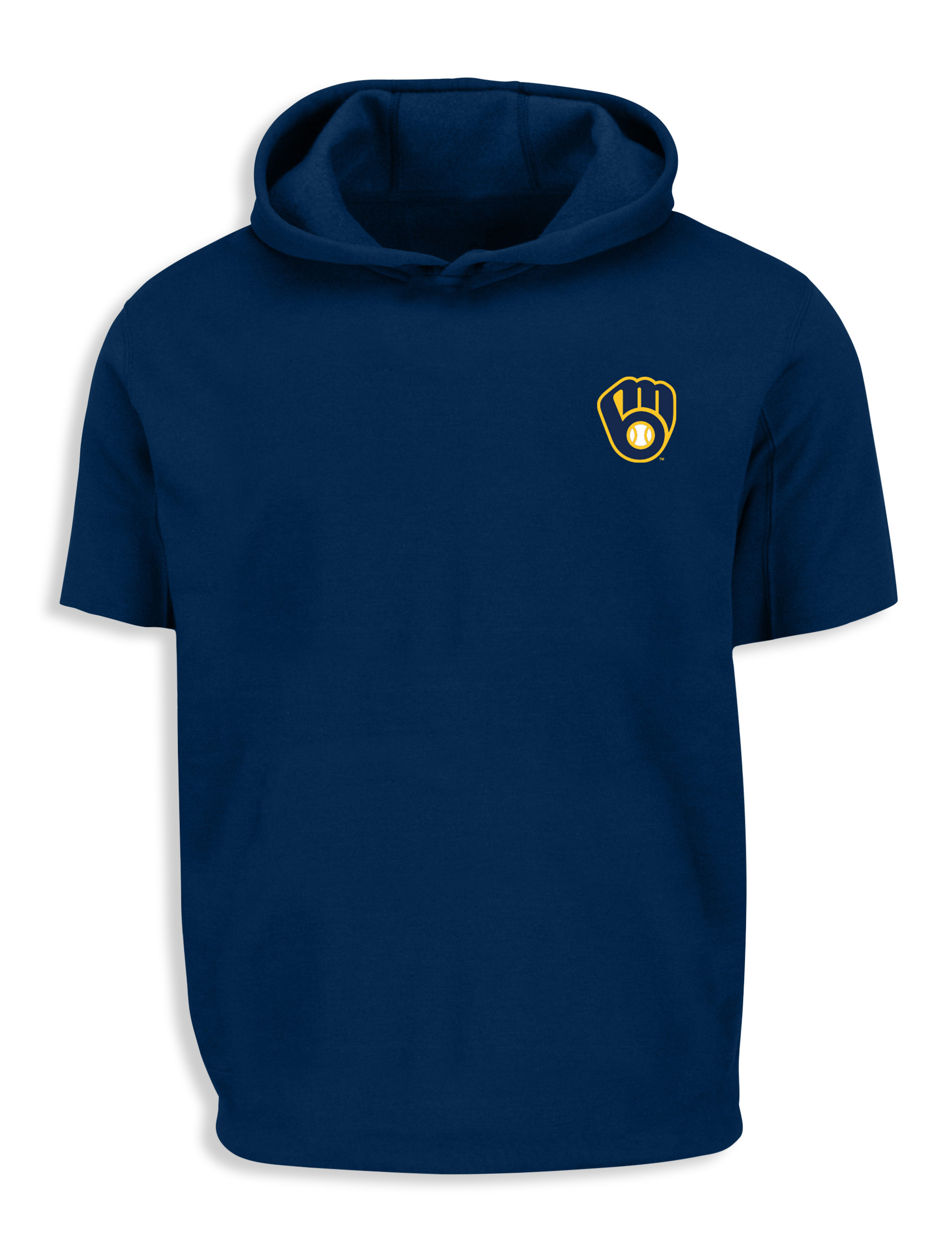 Brewers Short-Sleeve Hooded T-Shirt