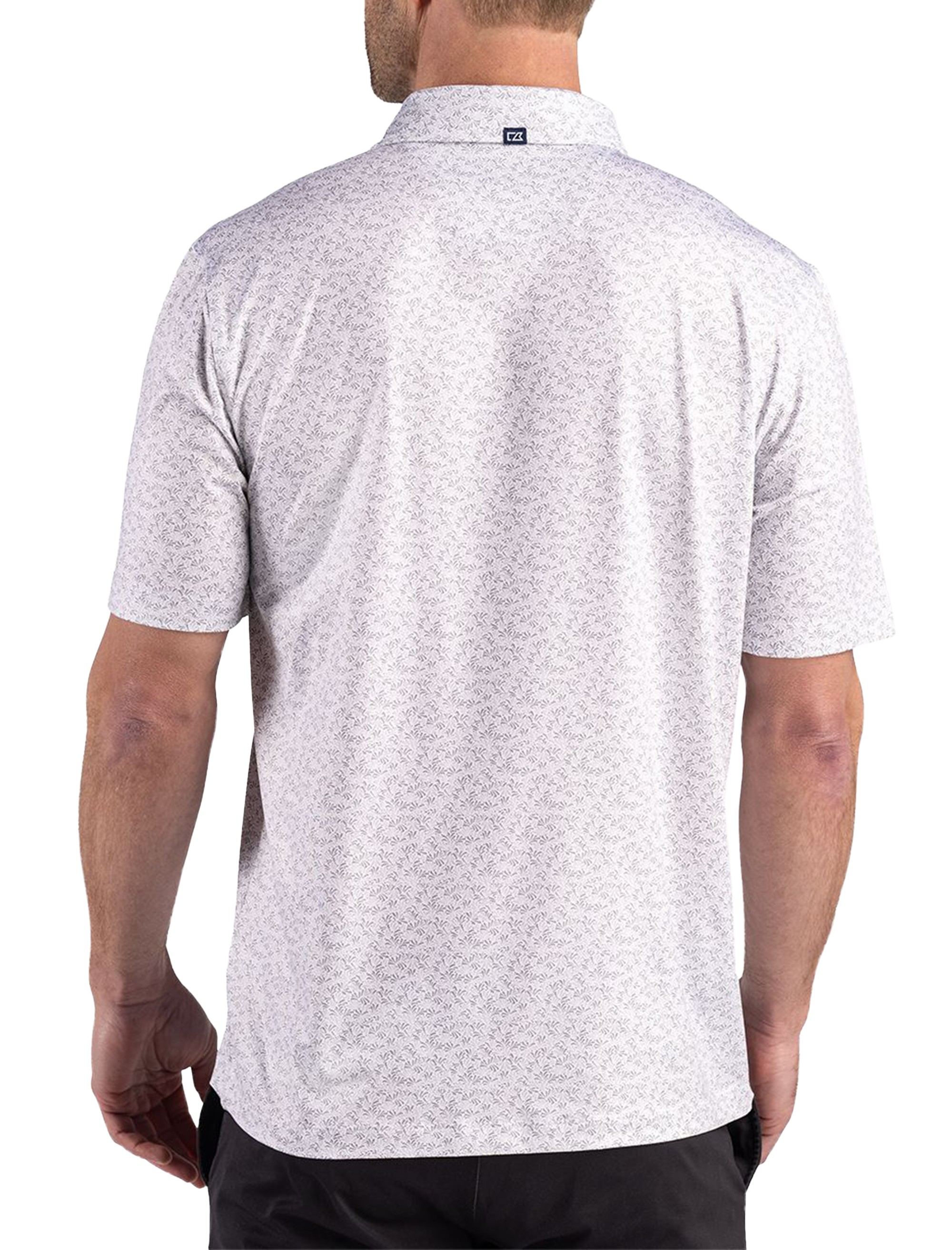 Recycled Fern Print Polo Shirt - thumbnail 8