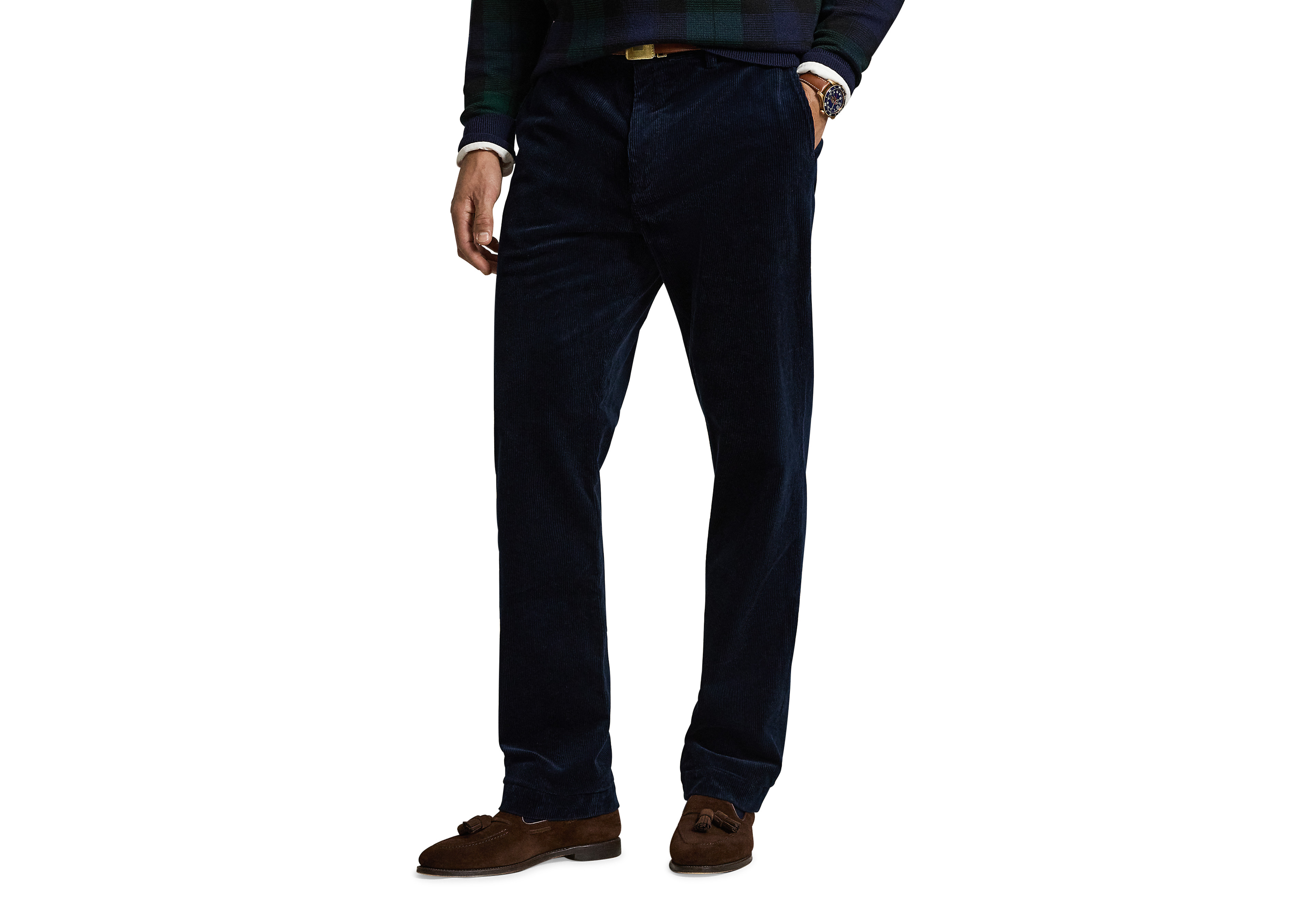 Bedford Straight-Fit Corduroy Pants
