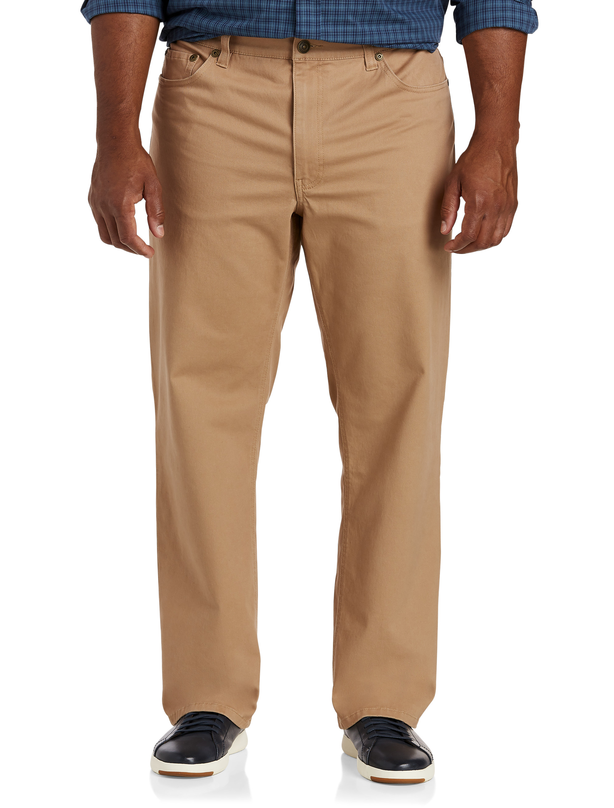 A New Day Solid Brown Casual Pants Size 16 - 46% off