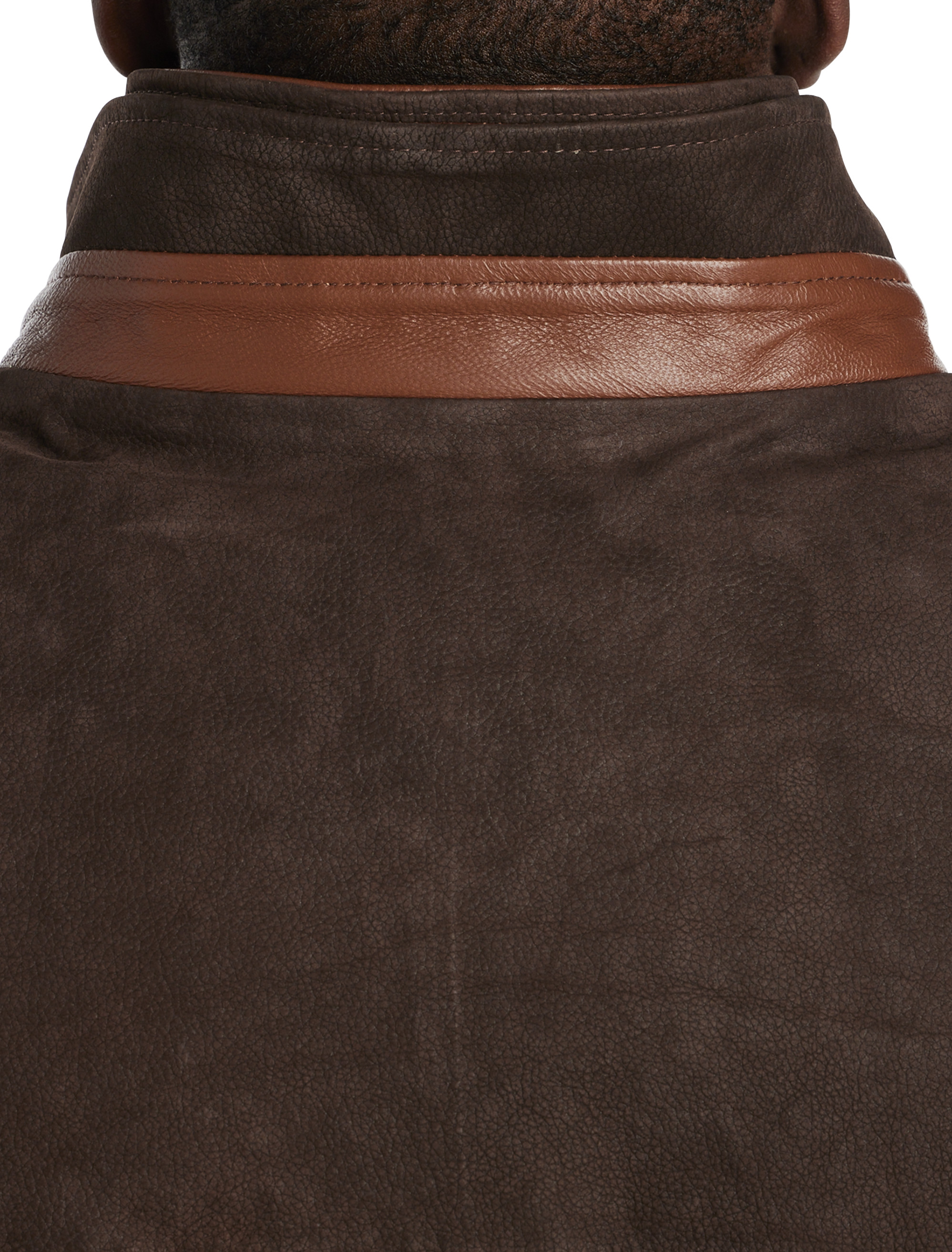 Double-Collar Lambskin Vest