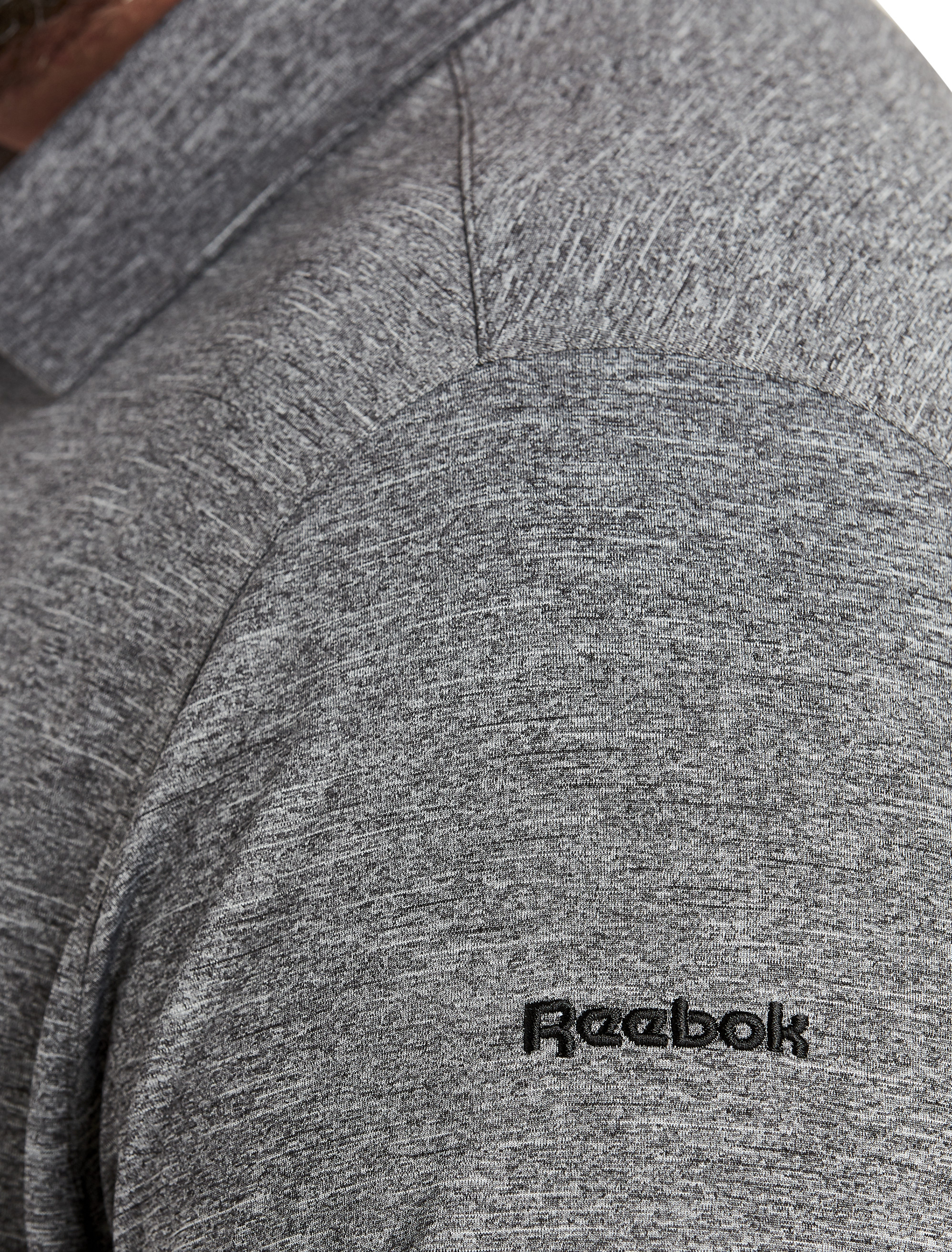 RBK SS22 HTHR LINES LS POLO BL