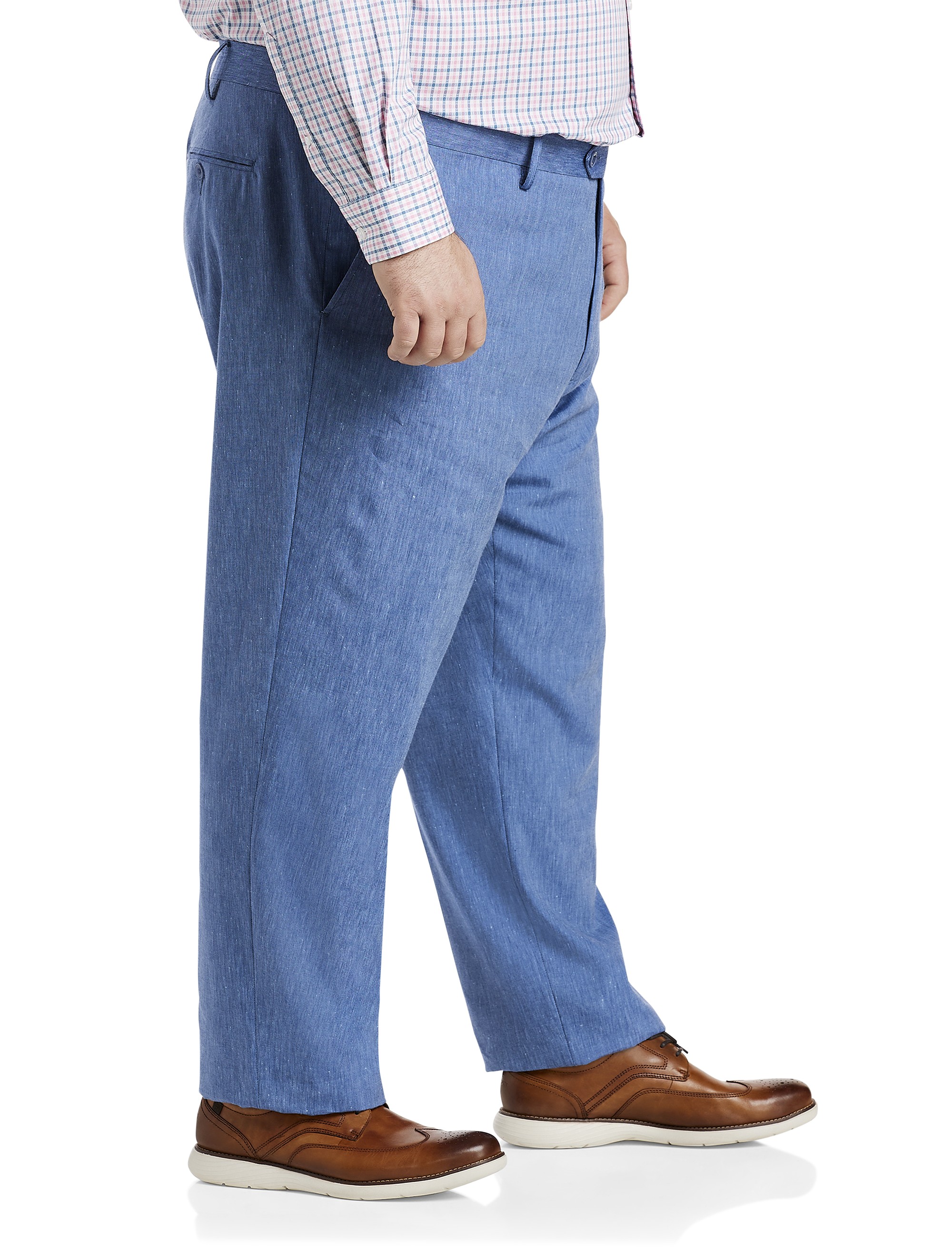 Linen-Blend Suit Pants - thumbnail 3