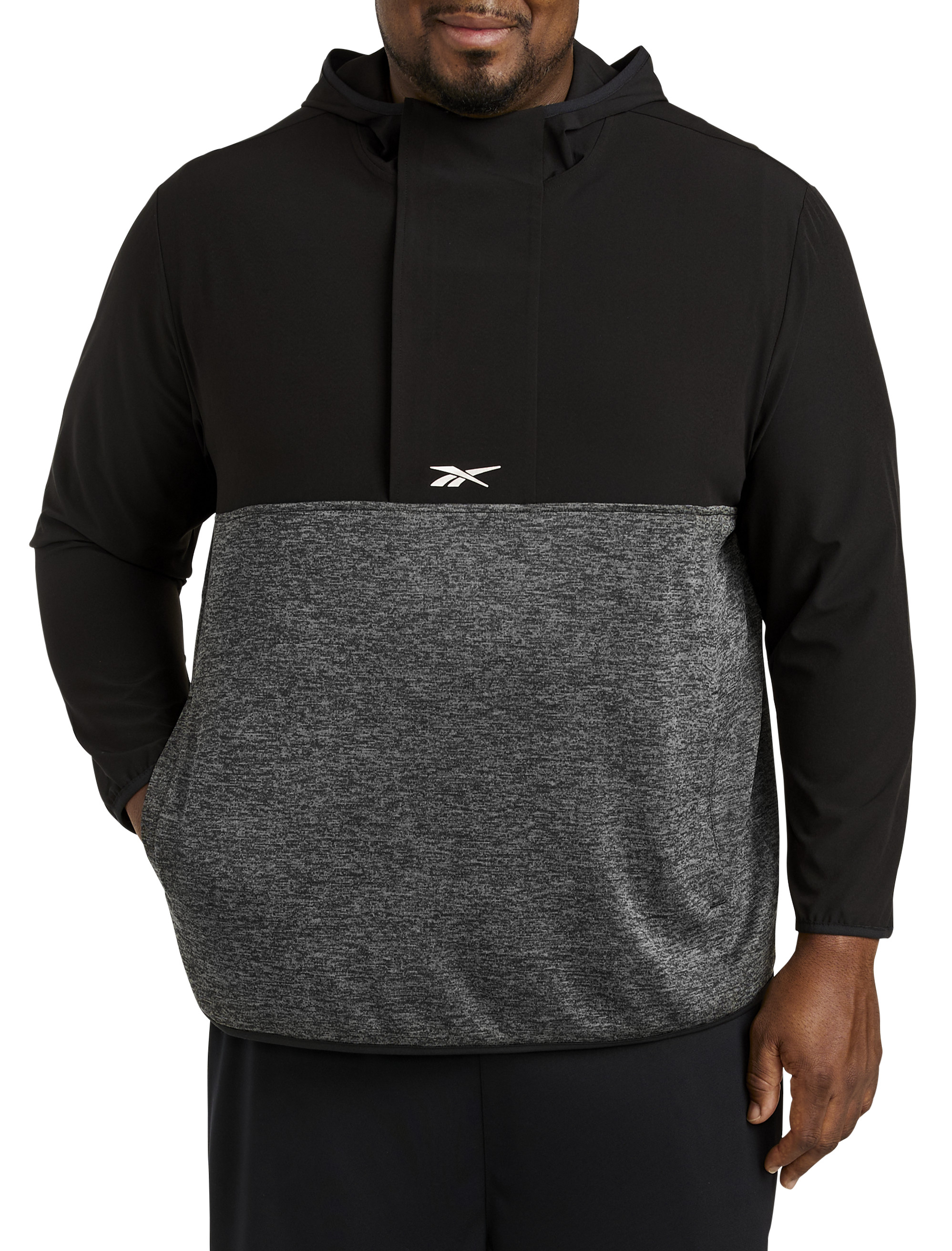 Reebok Men's 2XL Quarter Zip Pullover Sweatshirt