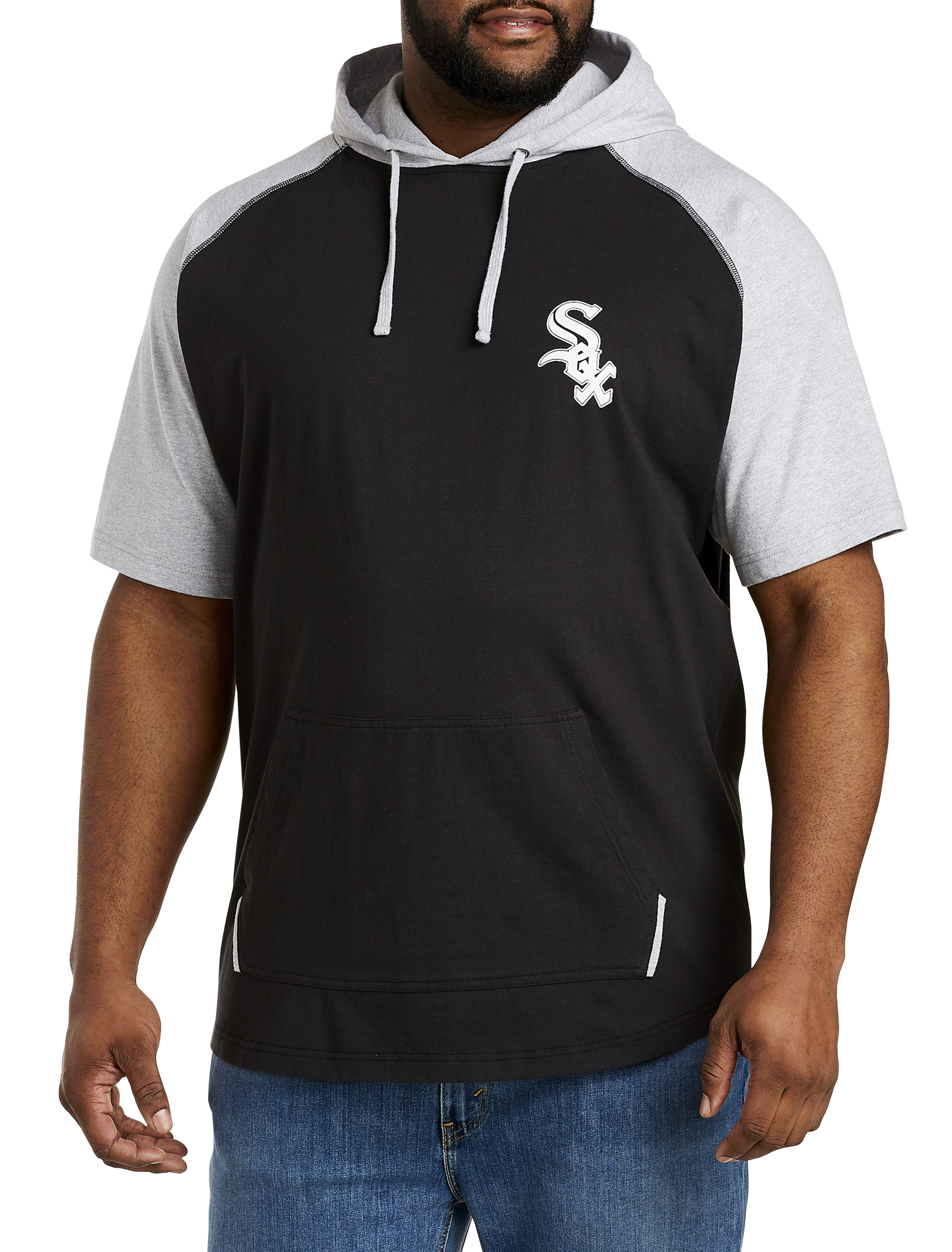 Mlb short sleeve hoodie hot sale