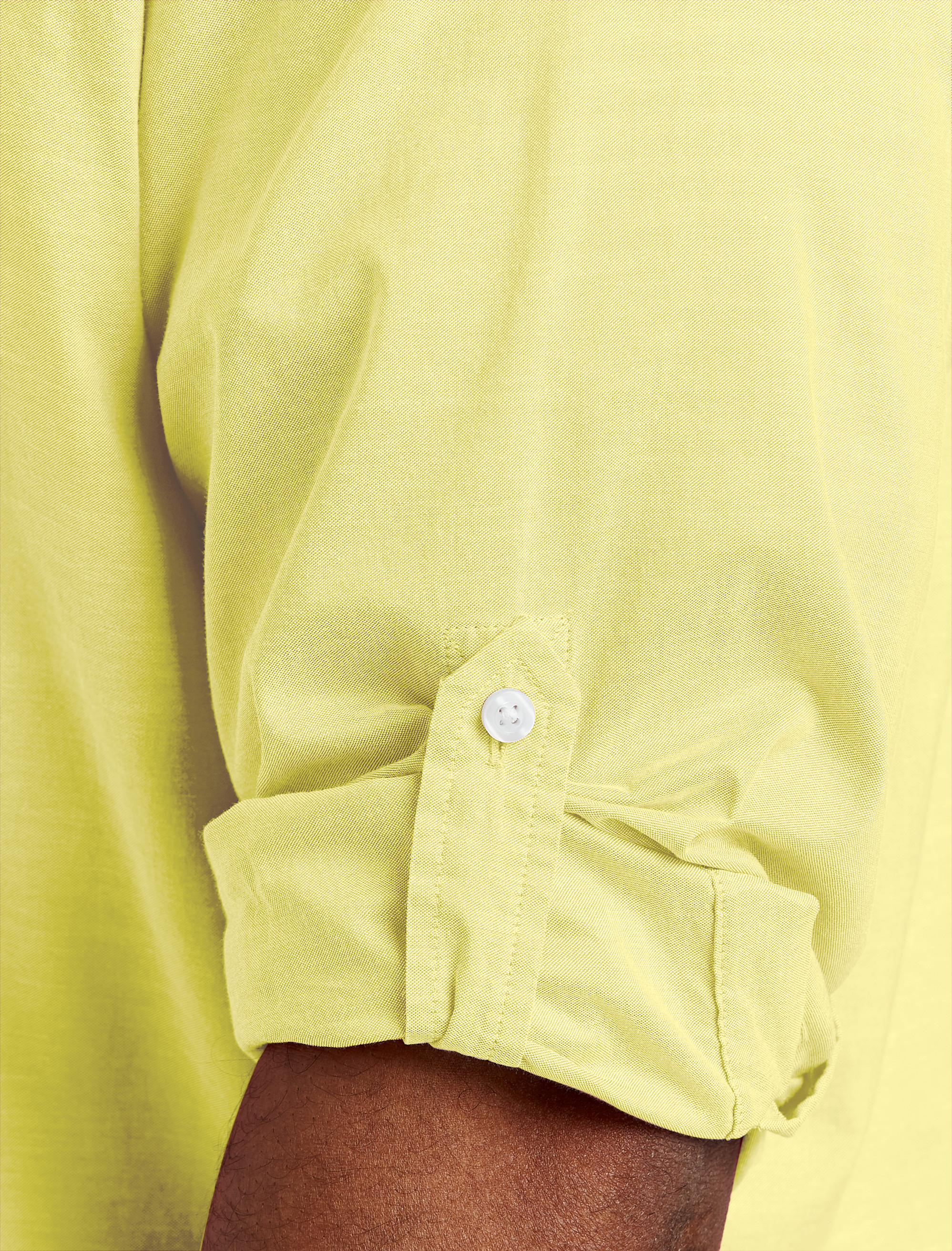 Washed Oxford Rolled-Sleeve Sport Shirt