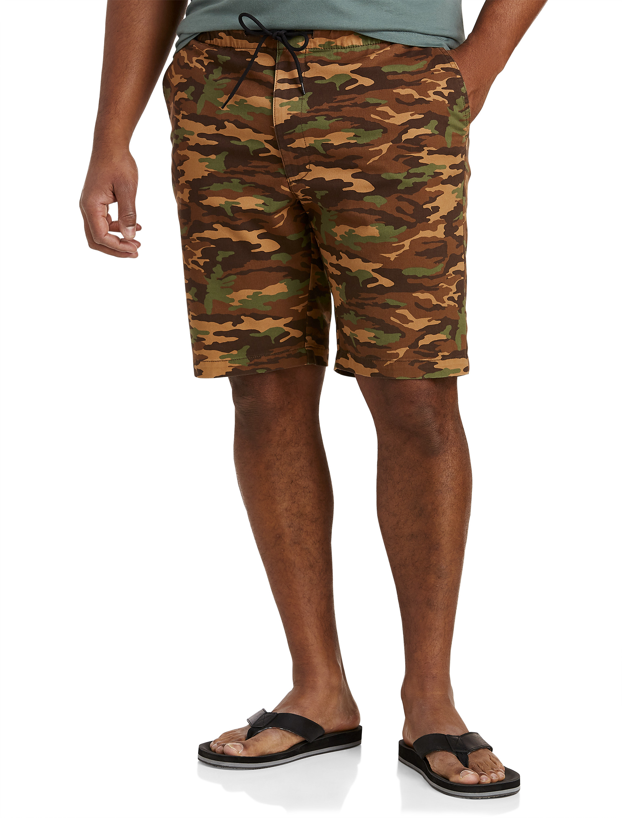 Big and sale tall camouflage shorts