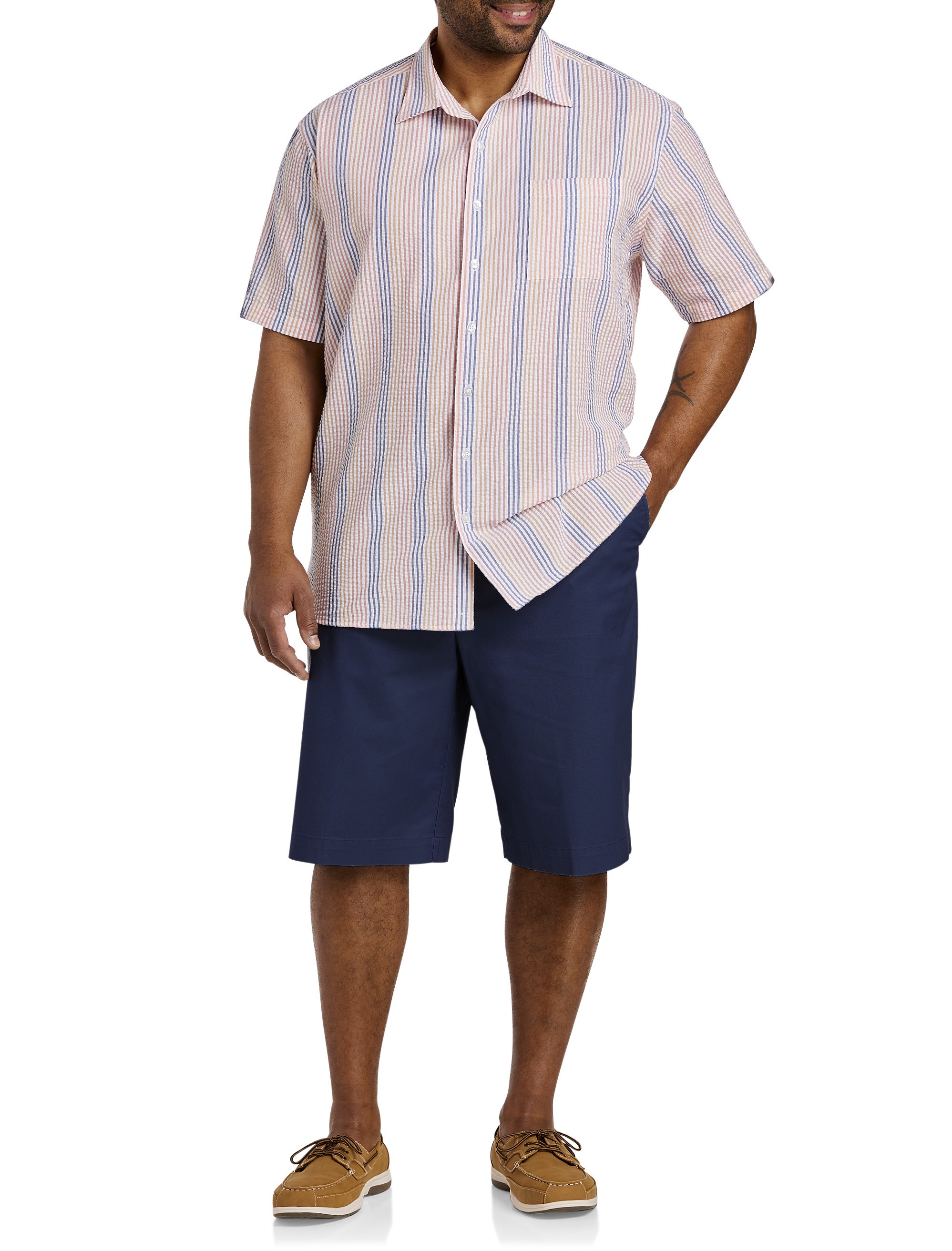 Big + Tall | Oak Hill Comfort Stretch Chino Shorts | DXL