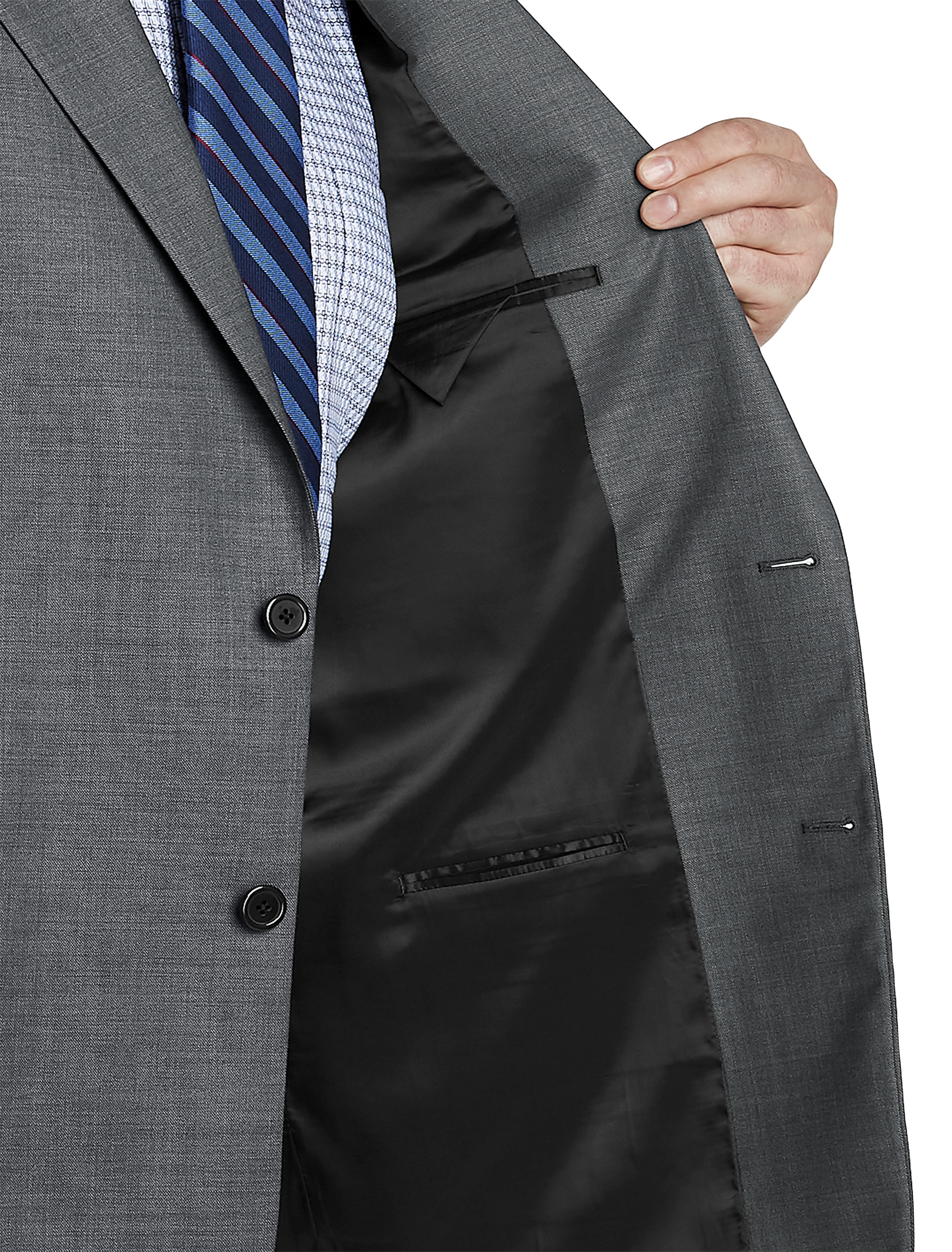 Jacket-Relaxer Sharkskin Suit Jacket