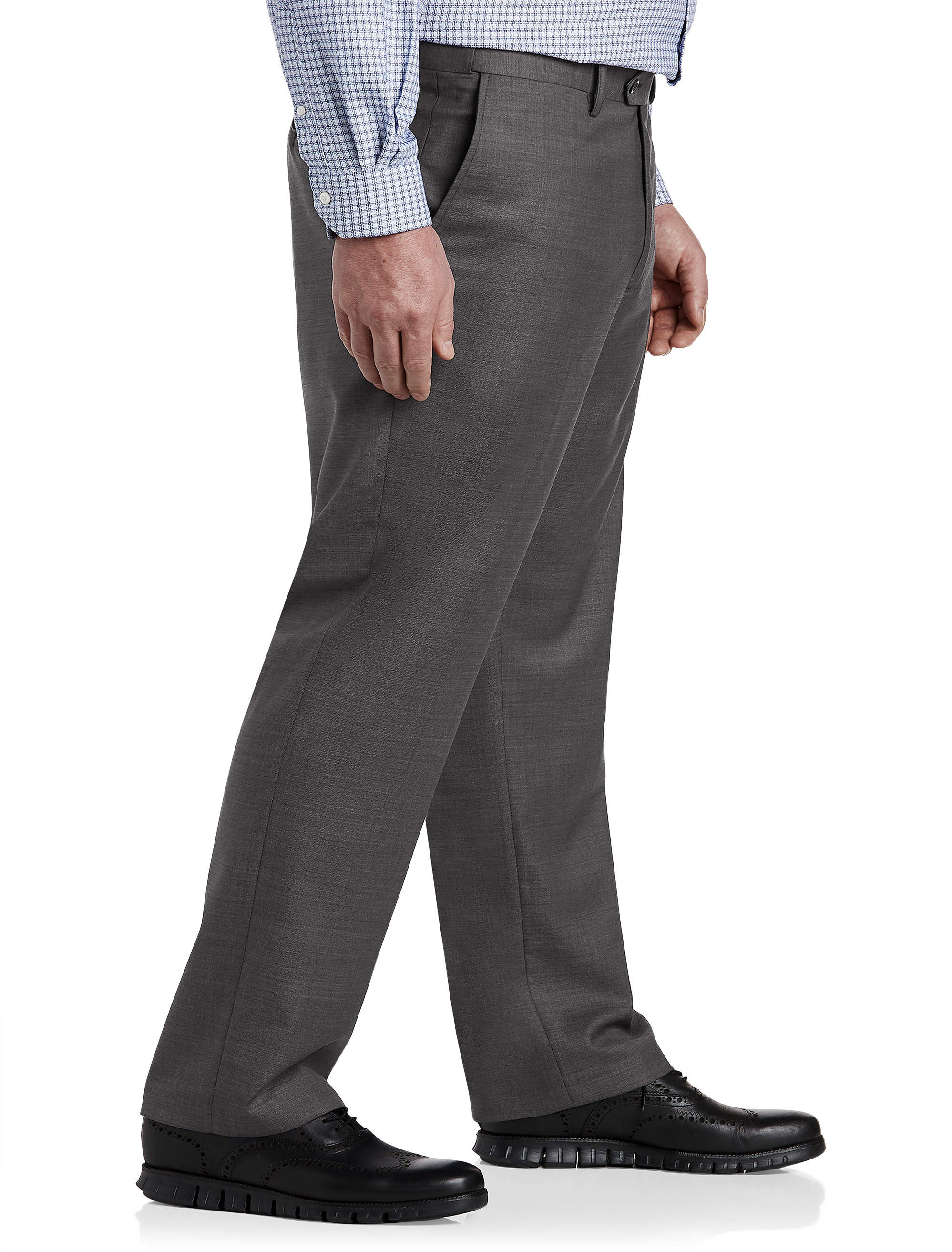 Big + Tall | Oak Hill Premium Sharkskin Suit Pants | DXL