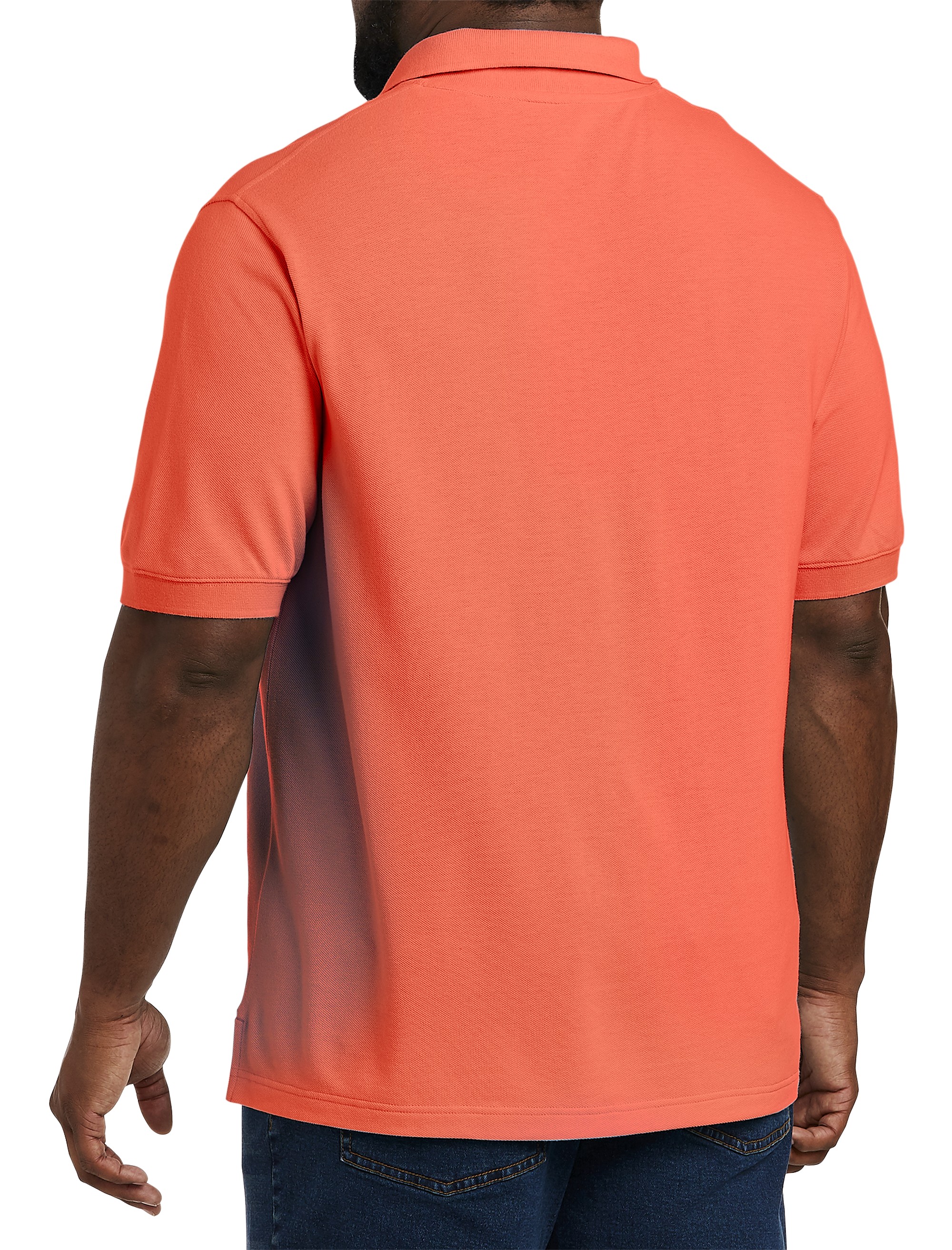 Piqué Mesh Short-Sleeve Polo Shirt - thumbnail 2