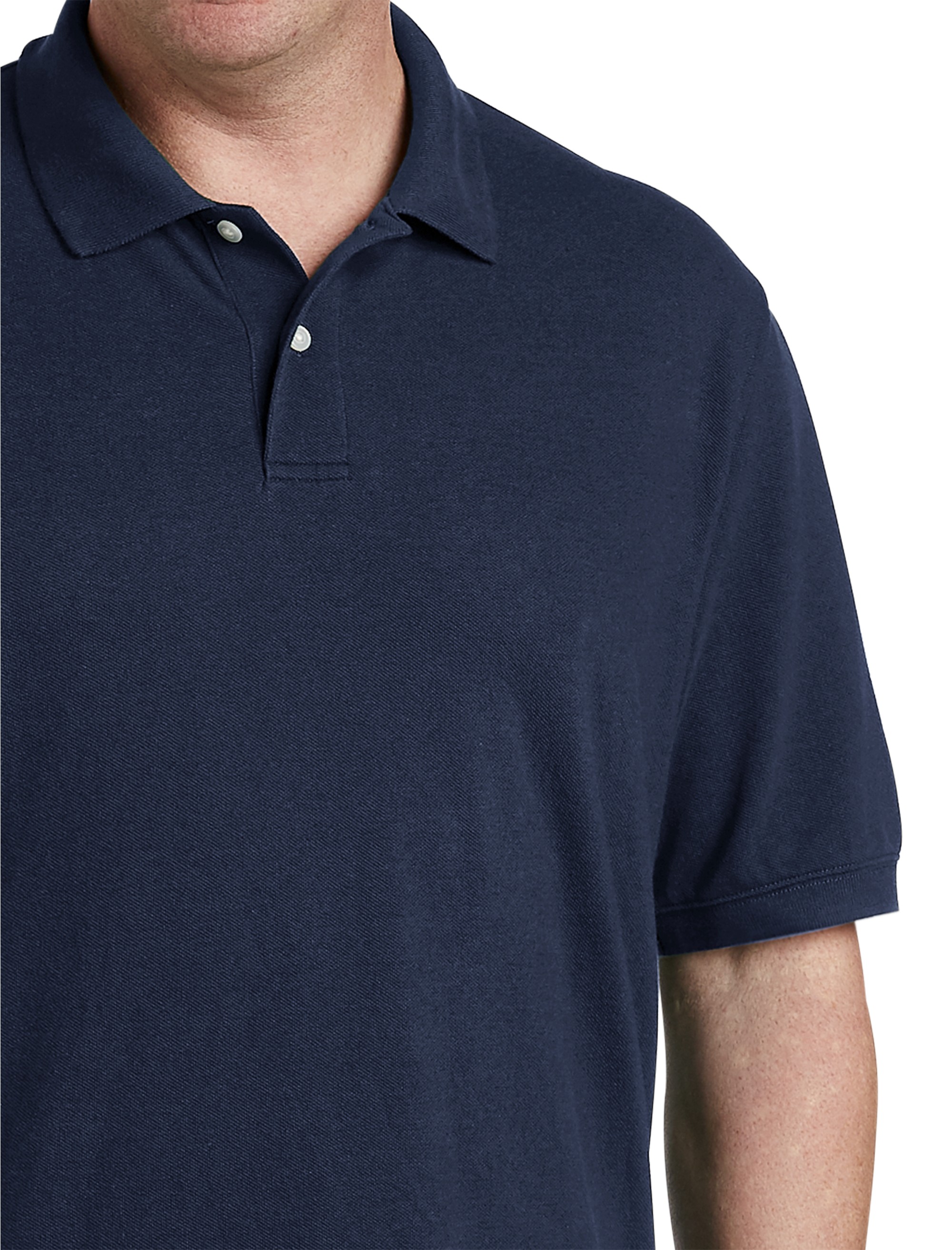 Piqué Mesh Short-Sleeve Polo Shirt - thumbnail 6