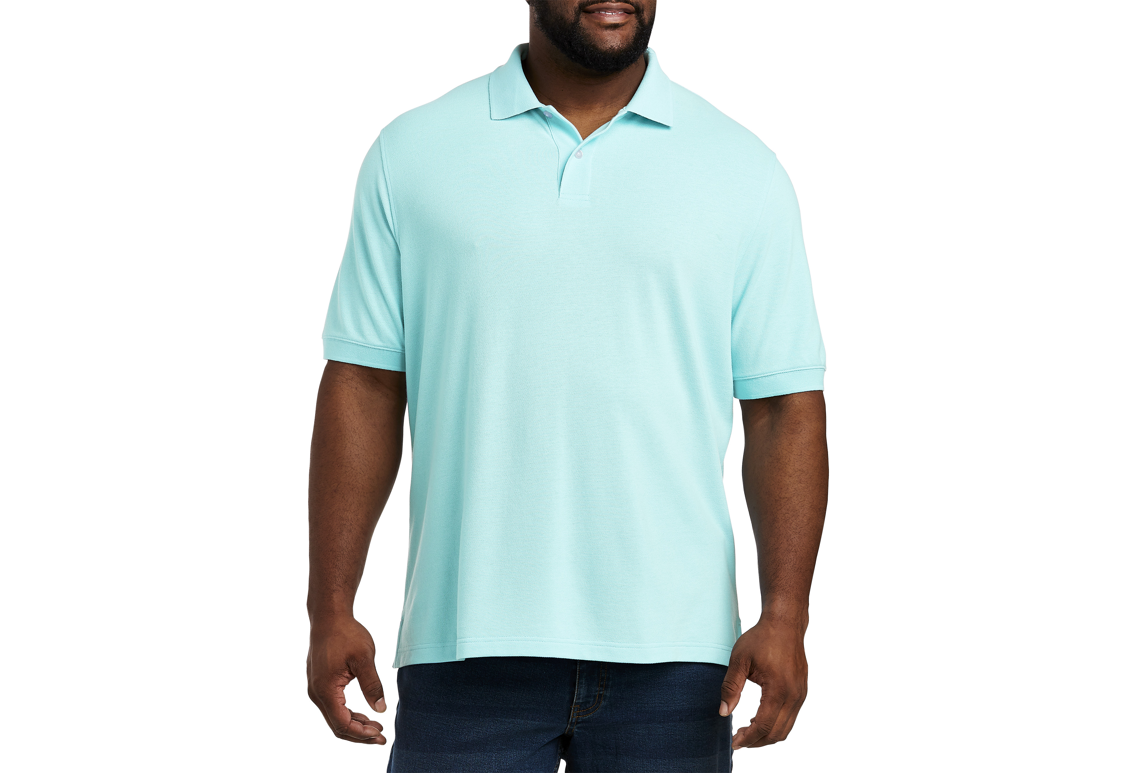 Piqué Mesh Short-Sleeve Polo Shirt