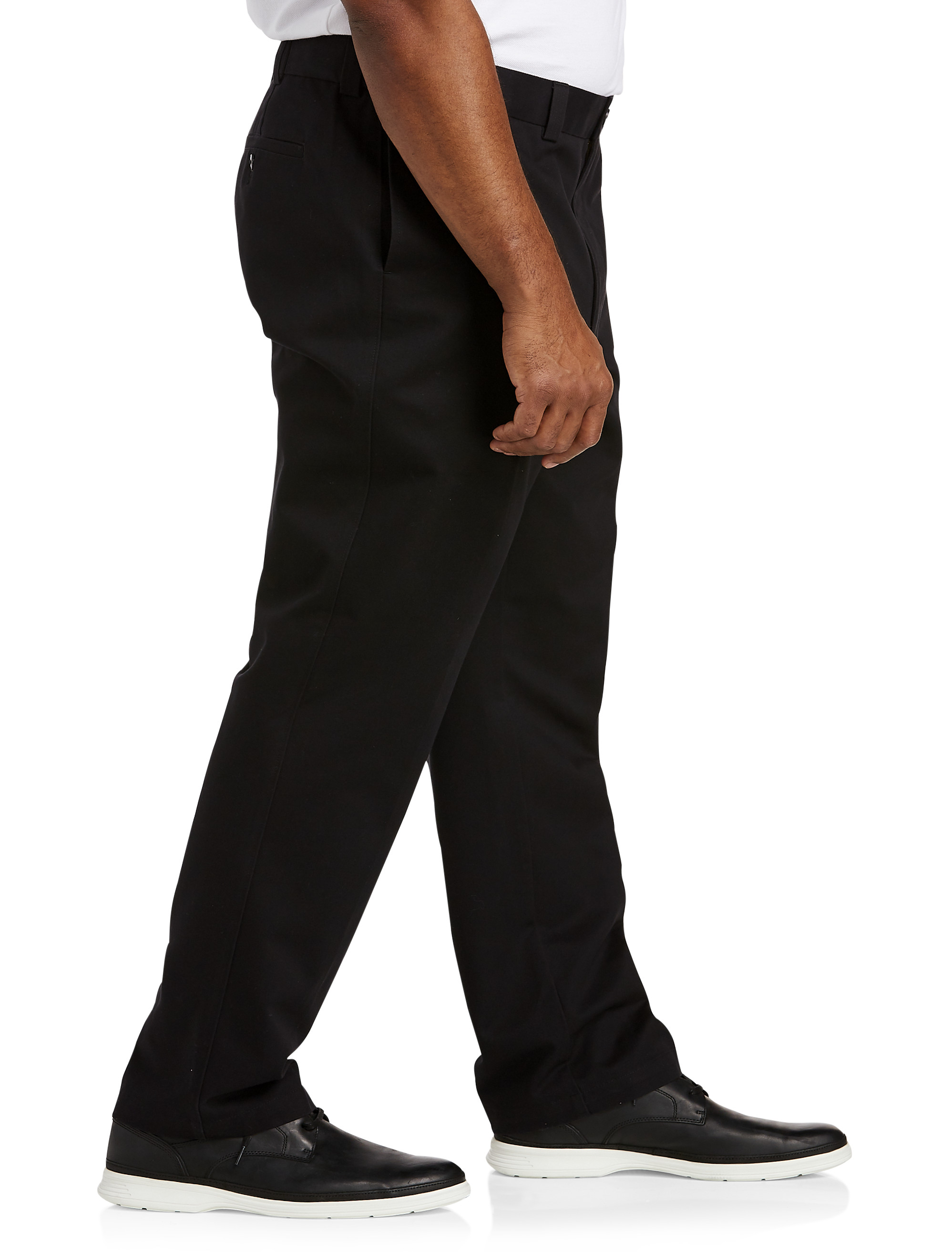 Flat-Front Twill Pants